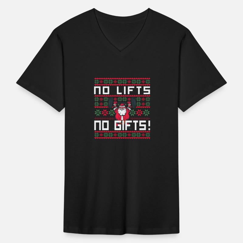 No Lifts No Gifts Christmas Gym Ugly Santa