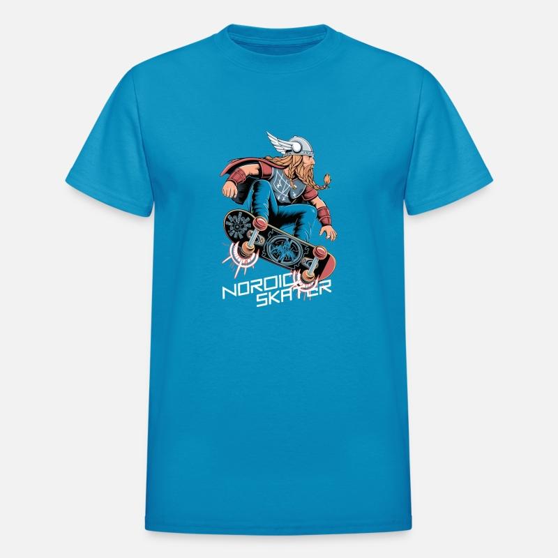 Nordic Skater Viking for a Skater skateboarder