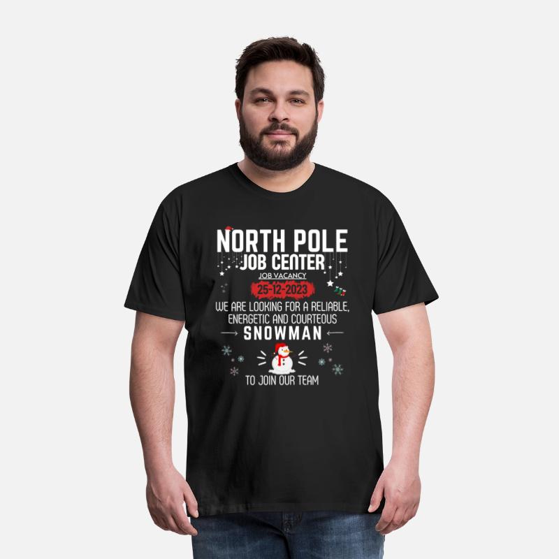 North Pole Job Vacancy Snowman Funny Christmas