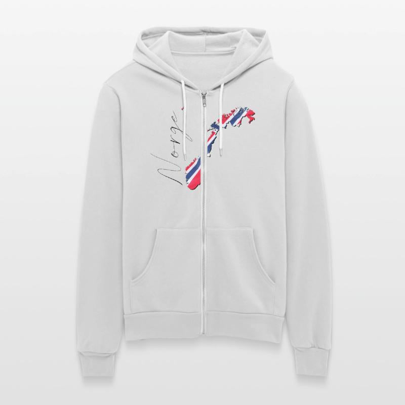 Norway Flag in Norway Map NO