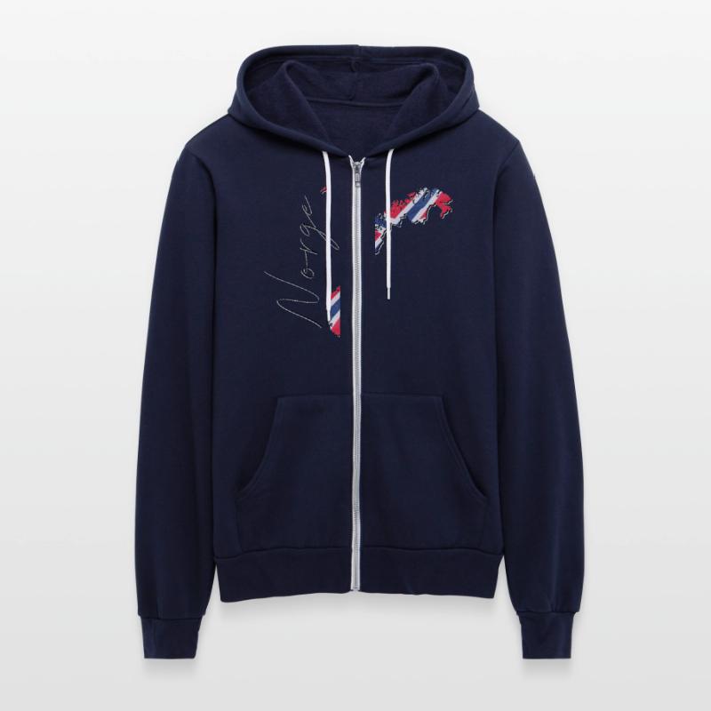 Norway Flag in Norway Map NO