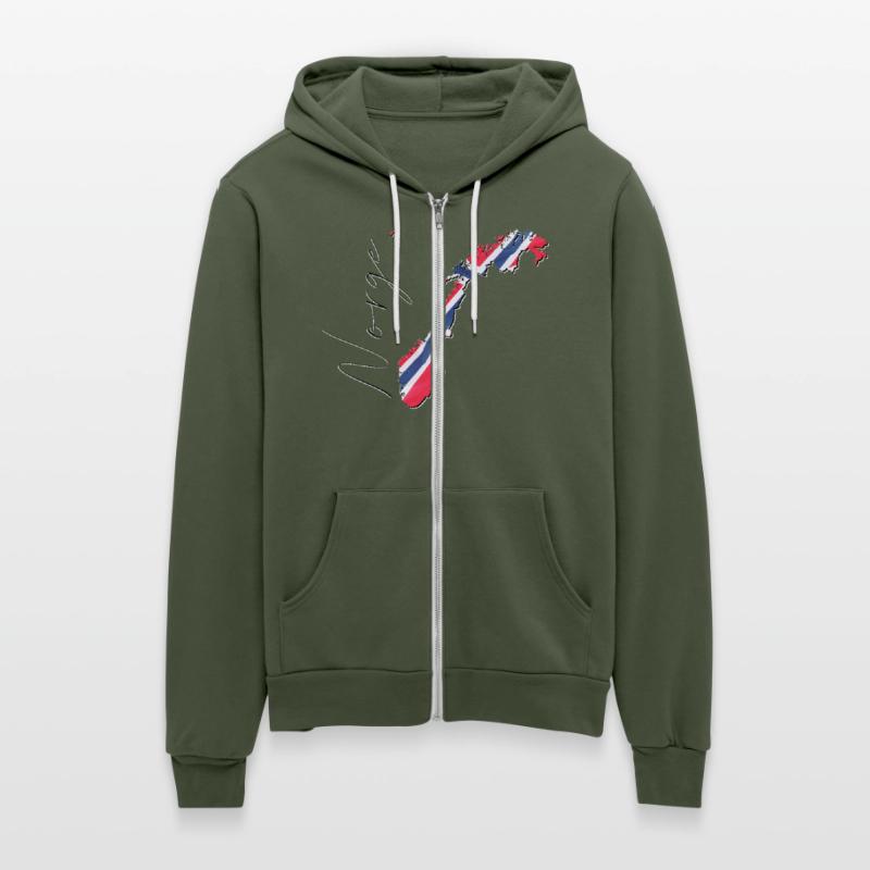 Norway Flag in Norway Map NO