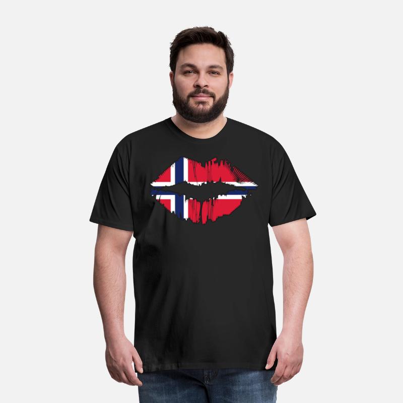 Norway Flag Nordic Country Patriotic Norwegian Lip