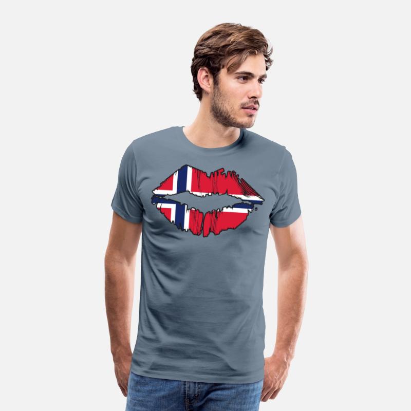 Norway Flag Nordic Country Patriotic Norwegian Lip