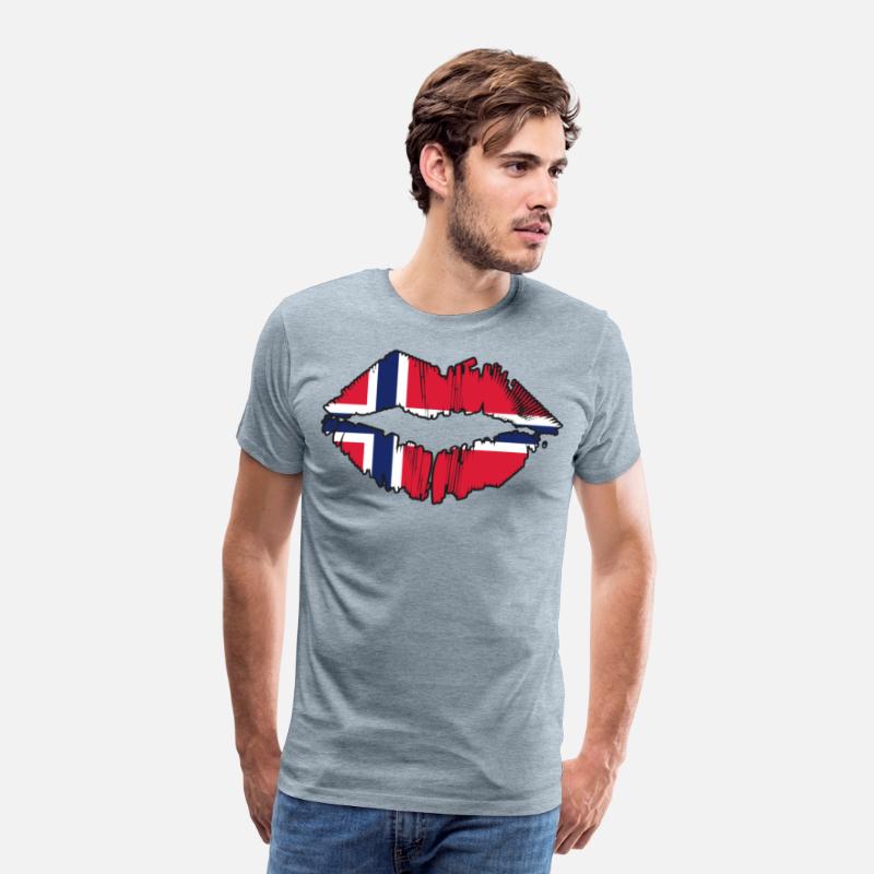Norway Flag Nordic Country Patriotic Norwegian Lip