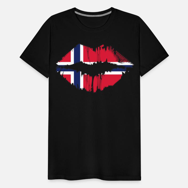 Norway Flag Nordic Country Patriotic Norwegian Lip