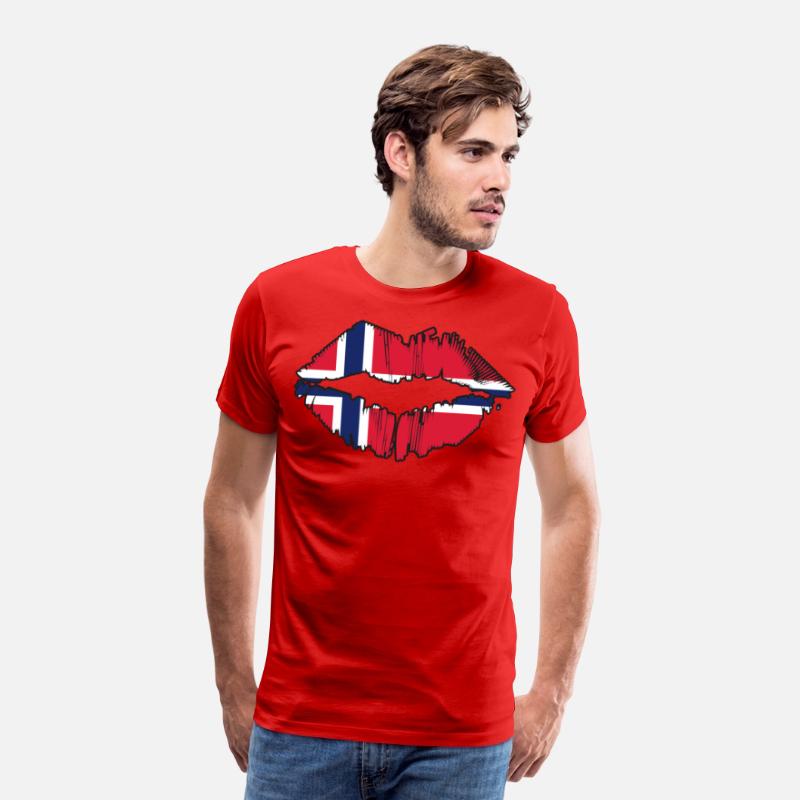 Norway Flag Nordic Country Patriotic Norwegian Lip