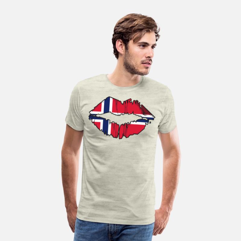 Norway Flag Nordic Country Patriotic Norwegian Lip