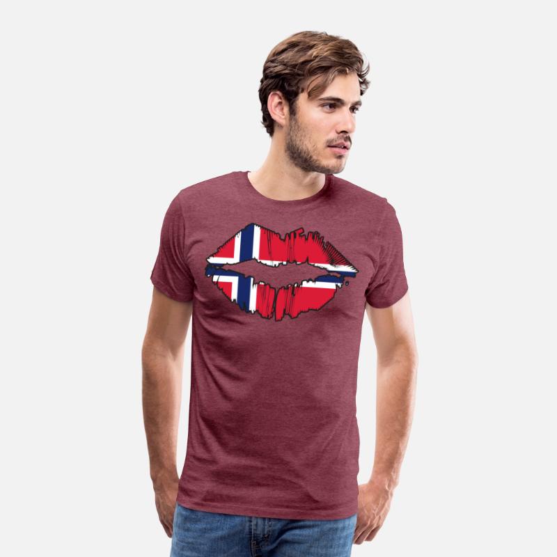 Norway Flag Nordic Country Patriotic Norwegian Lip