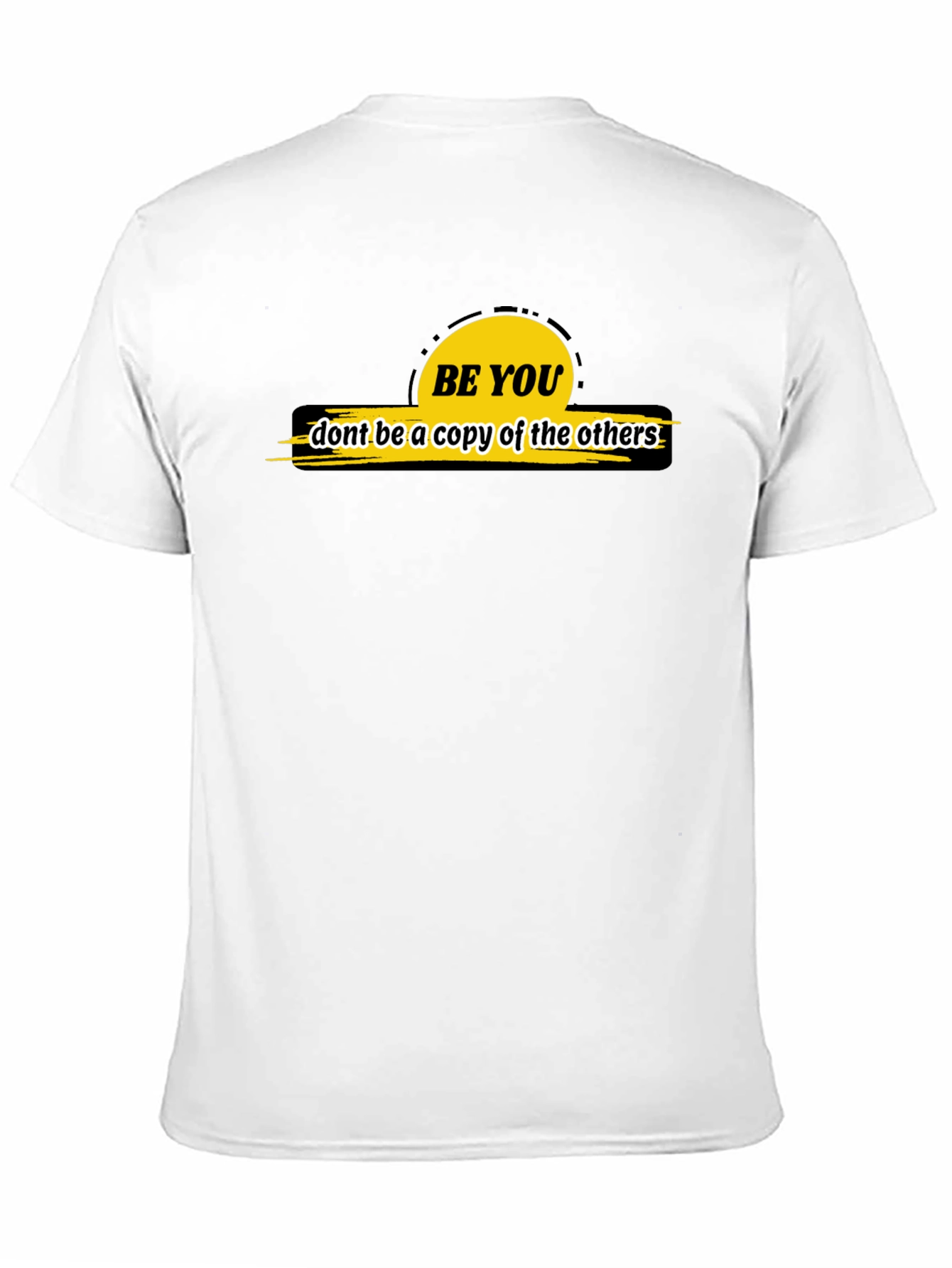 Be You Graphic Tee - Black Casual T-Shirt