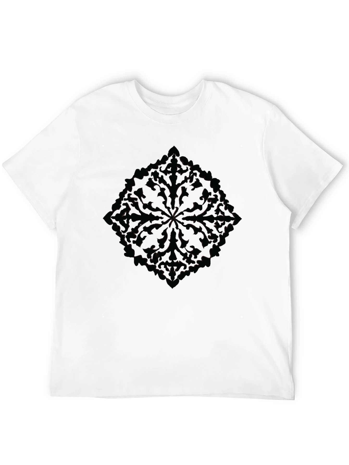 Stylish Black Graphic Tee for Men