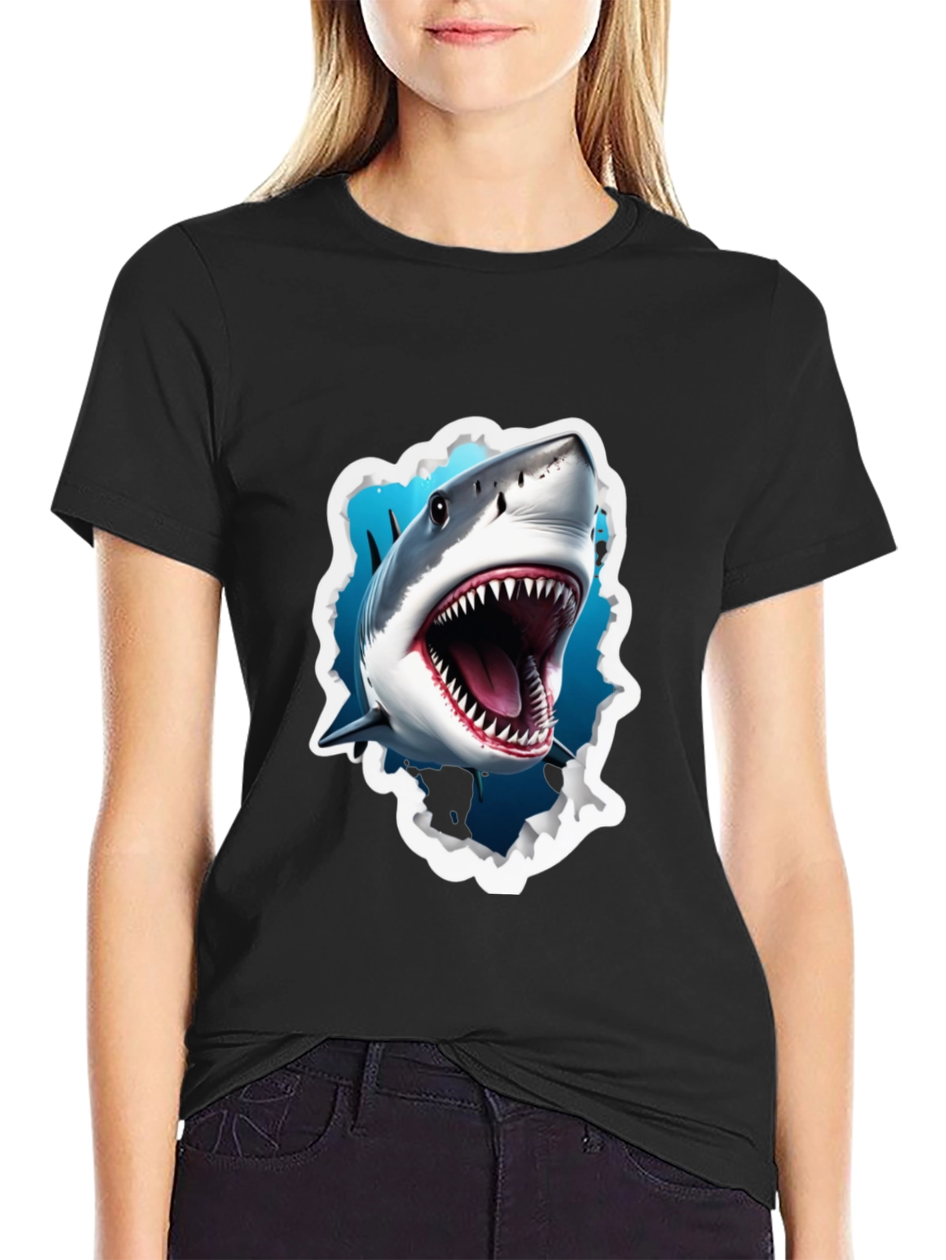 Shark Attack T-Shirt - Graphic Tee