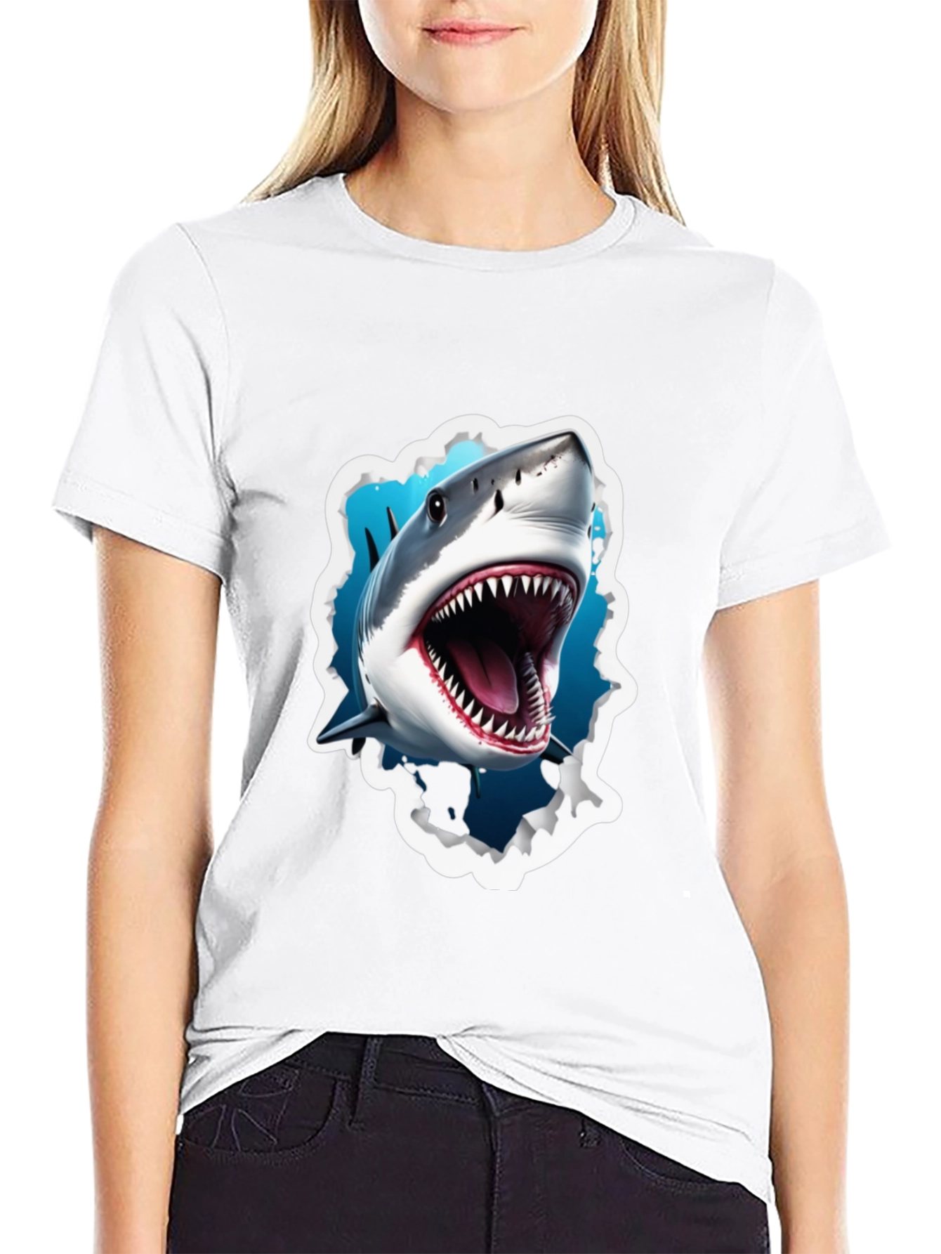 Shark Attack T-Shirt - Graphic Tee