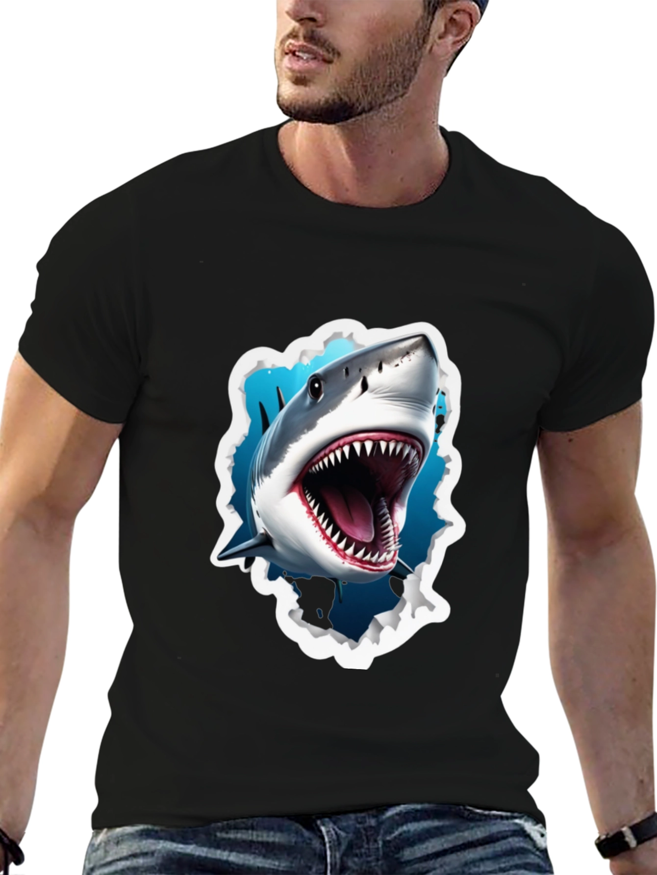 Shark Attack T-Shirt - Graphic Tee