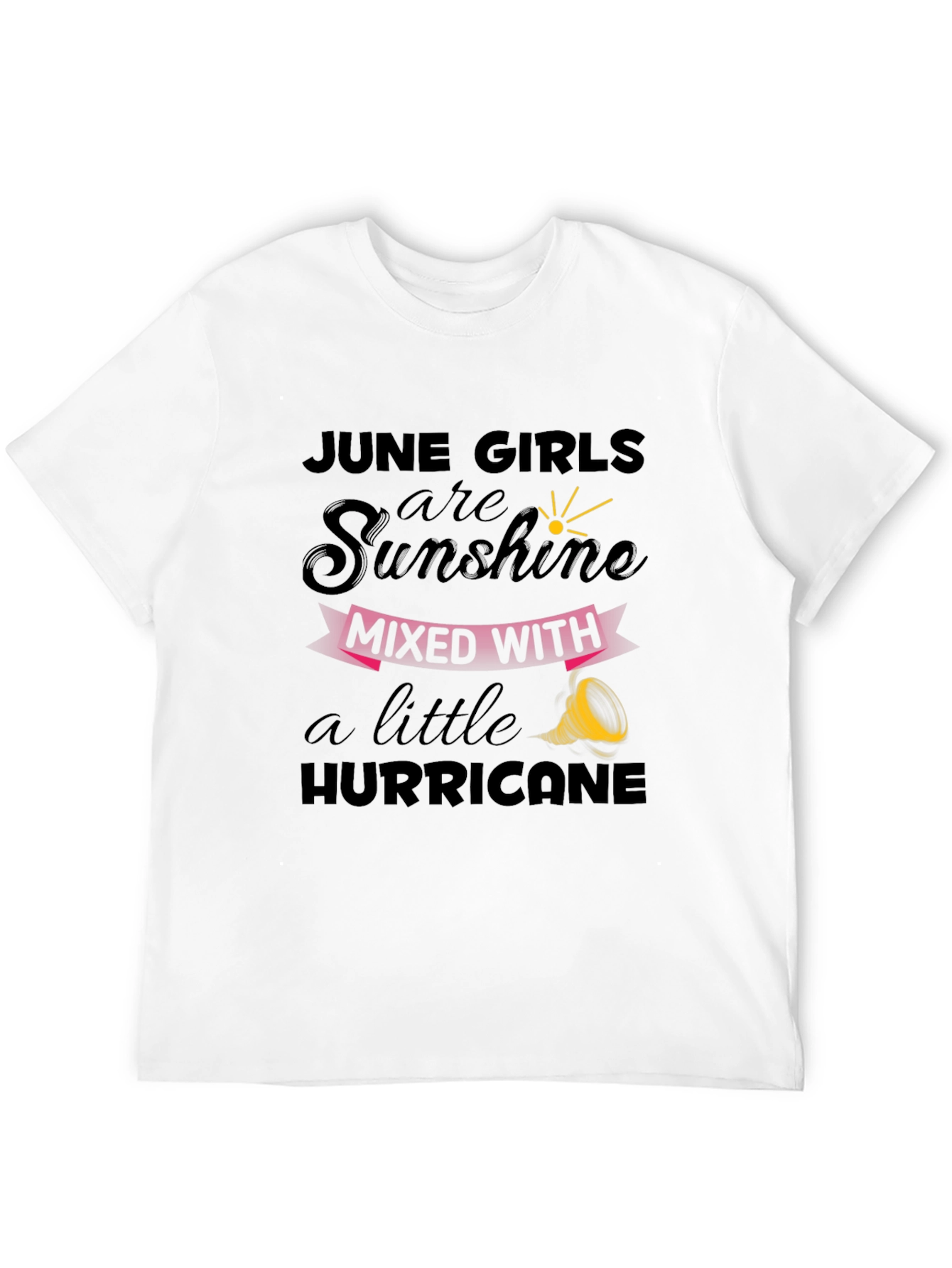 June Girls Sunshine Hurricane Graphic T-Shirt