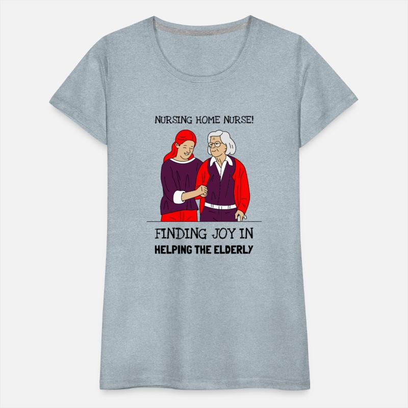 NURSING HOME NURSE HELPING ELDERLY