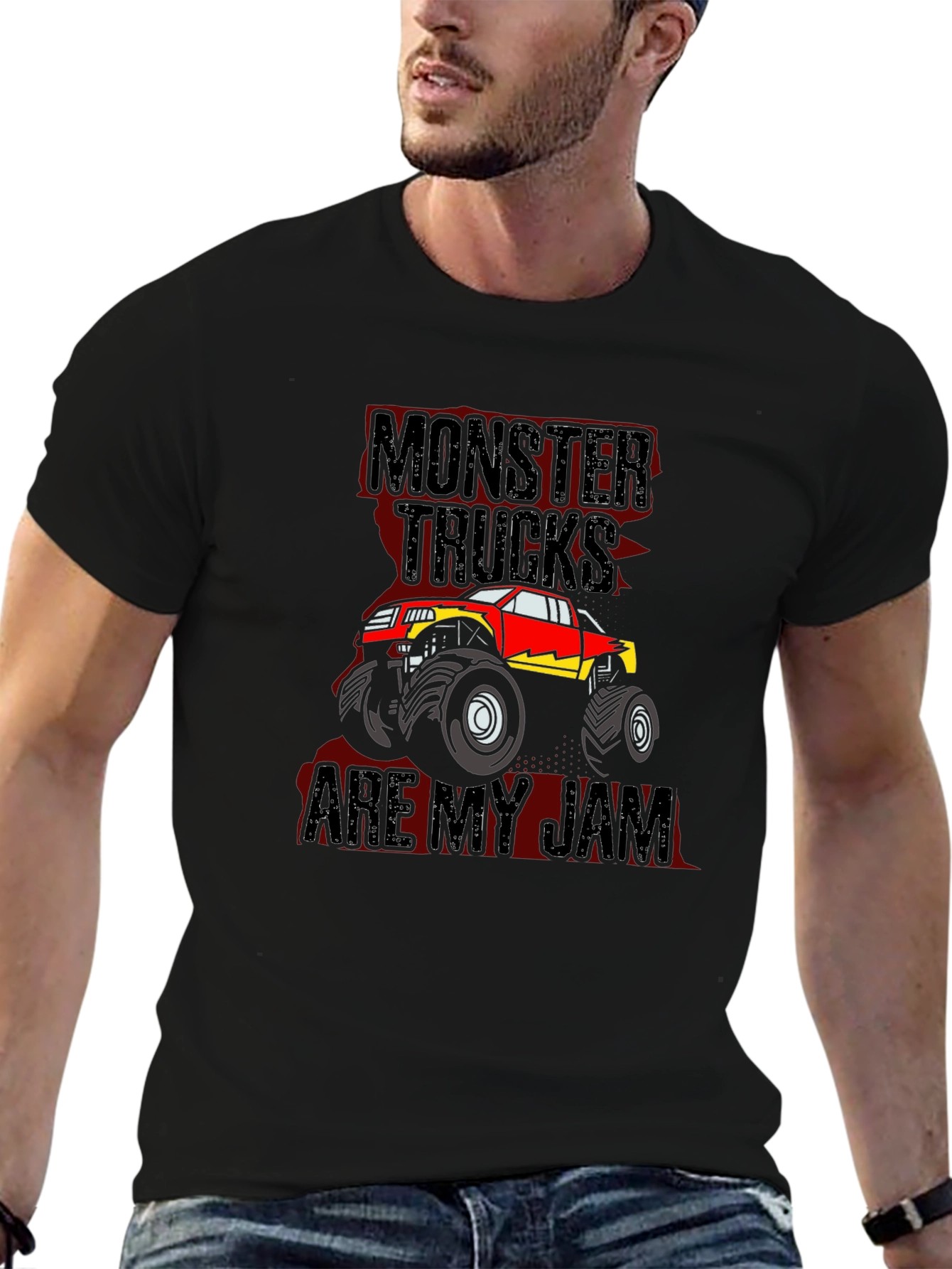 Monster Trucks Are My Jam Graphic T-Shirt