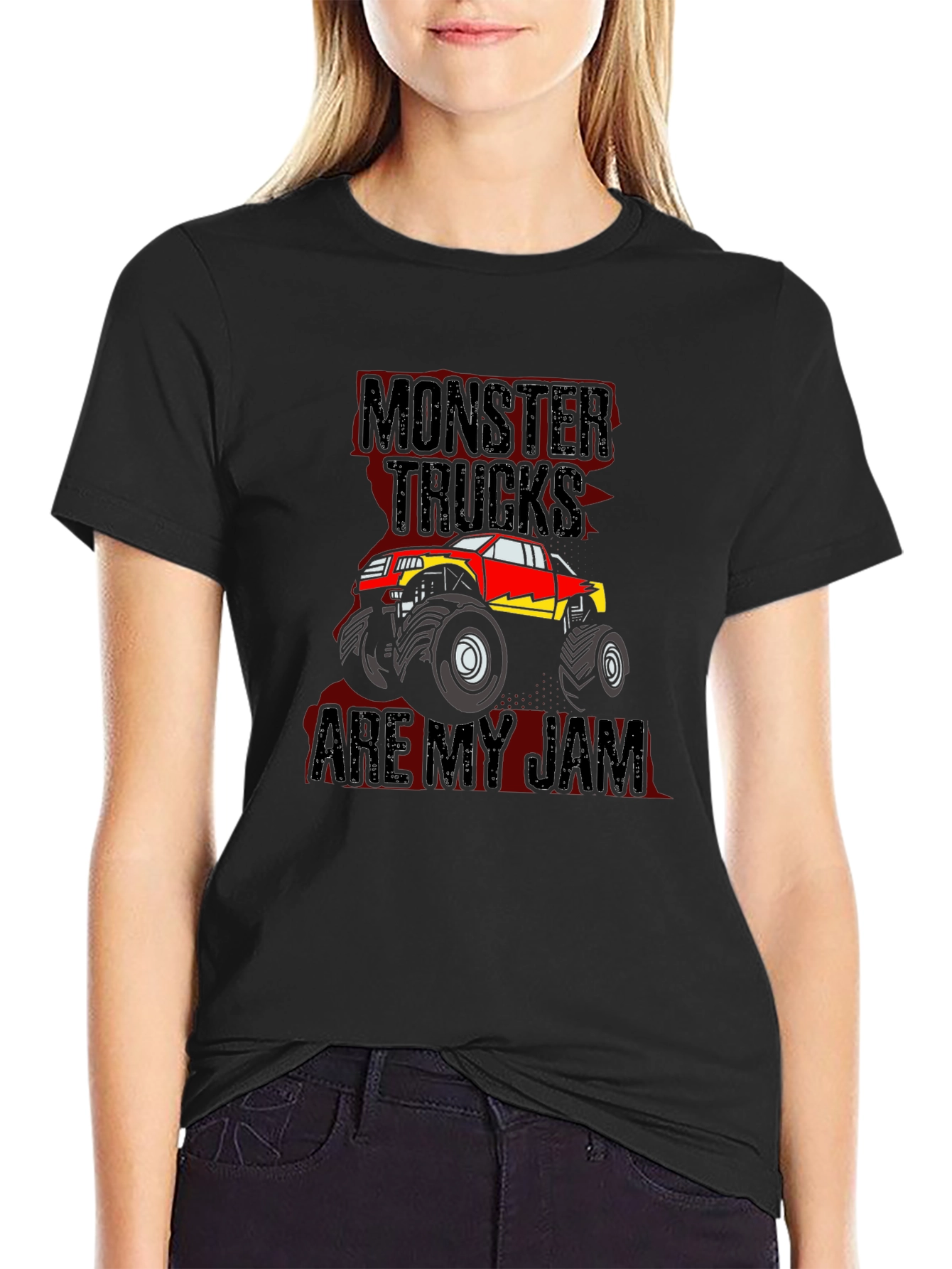 Monster Trucks Are My Jam Graphic T-Shirt