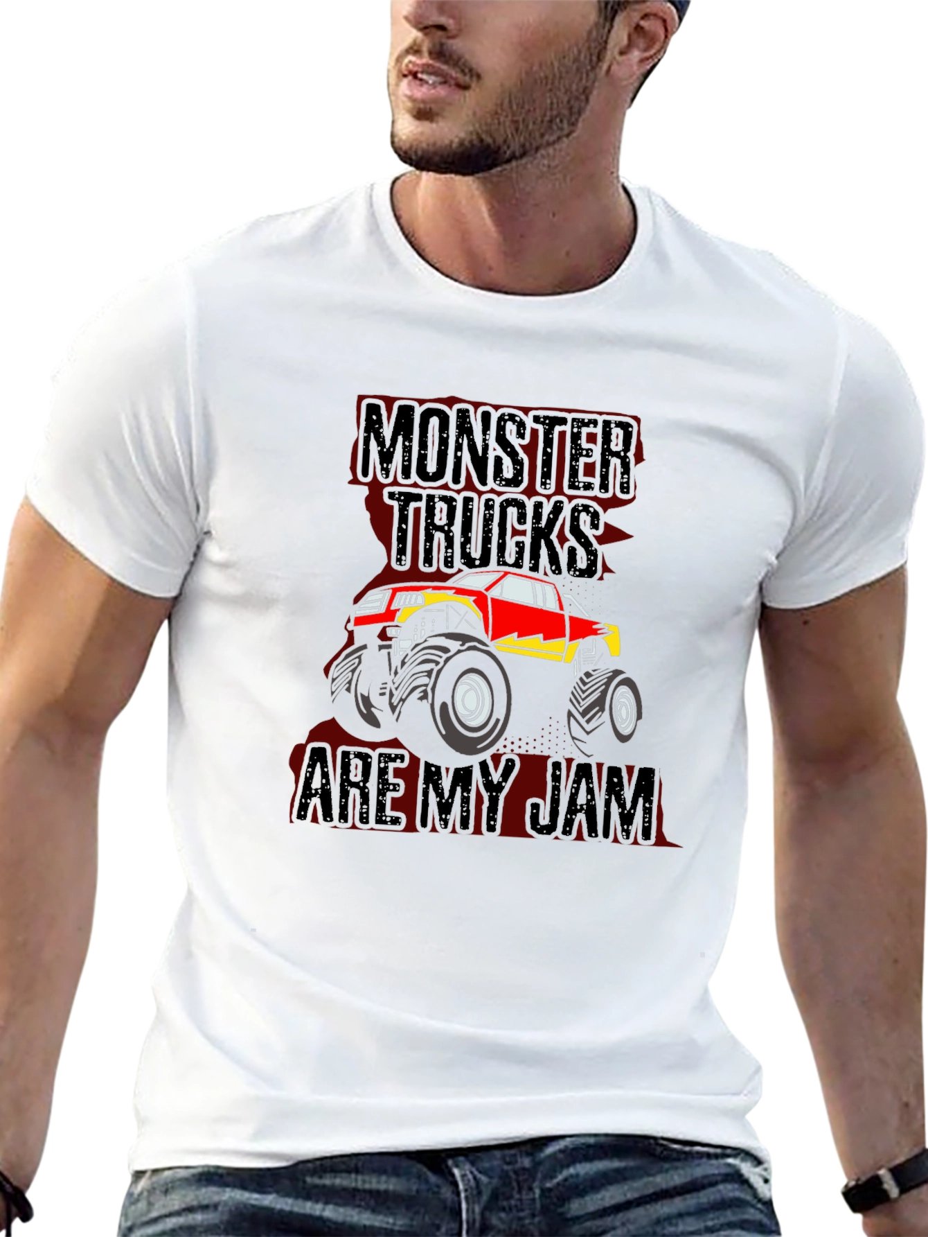 Monster Trucks Are My Jam Graphic T-Shirt