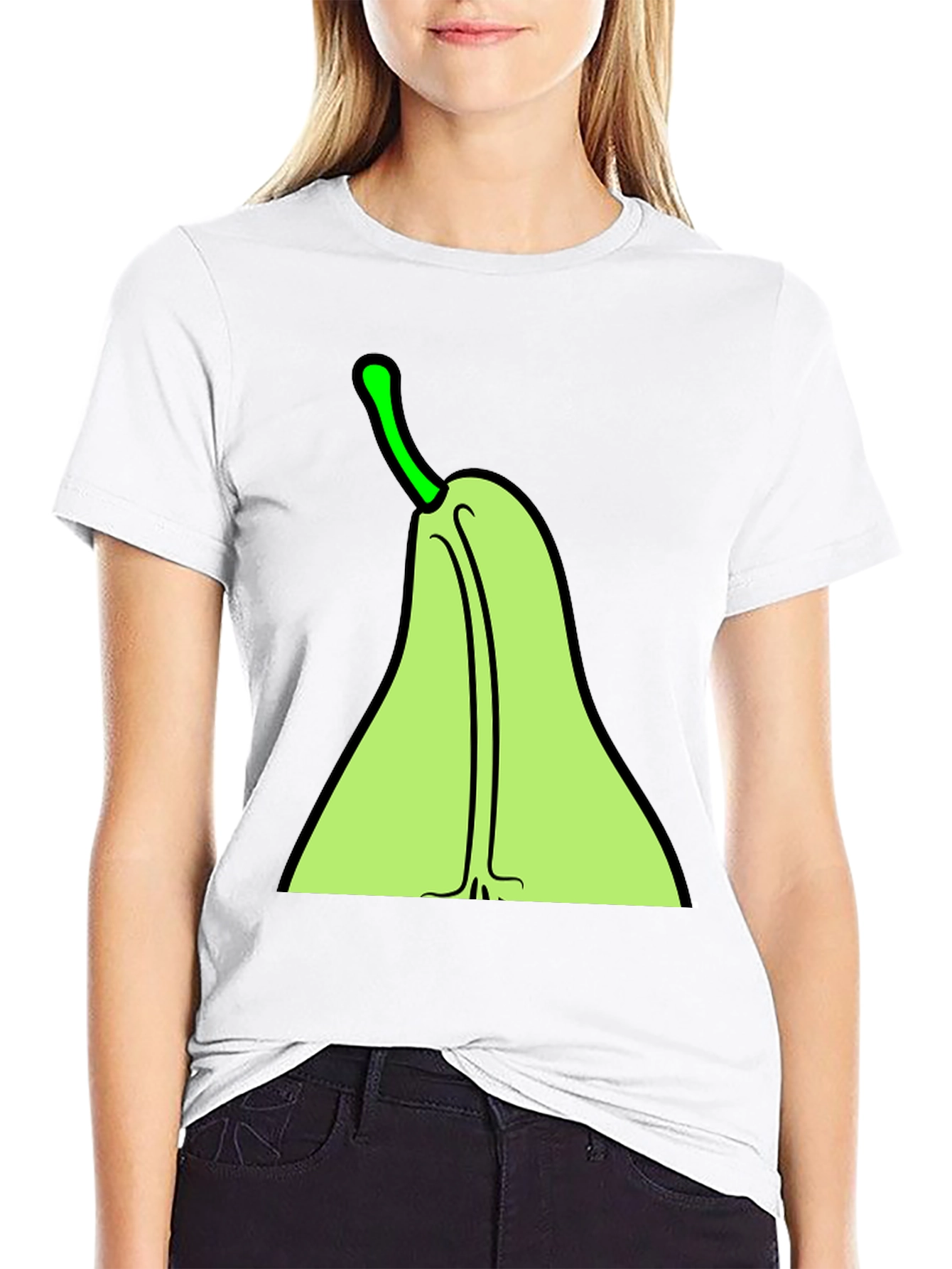 Pear Graphic Tee - Quirky Fruit T-Shirt
