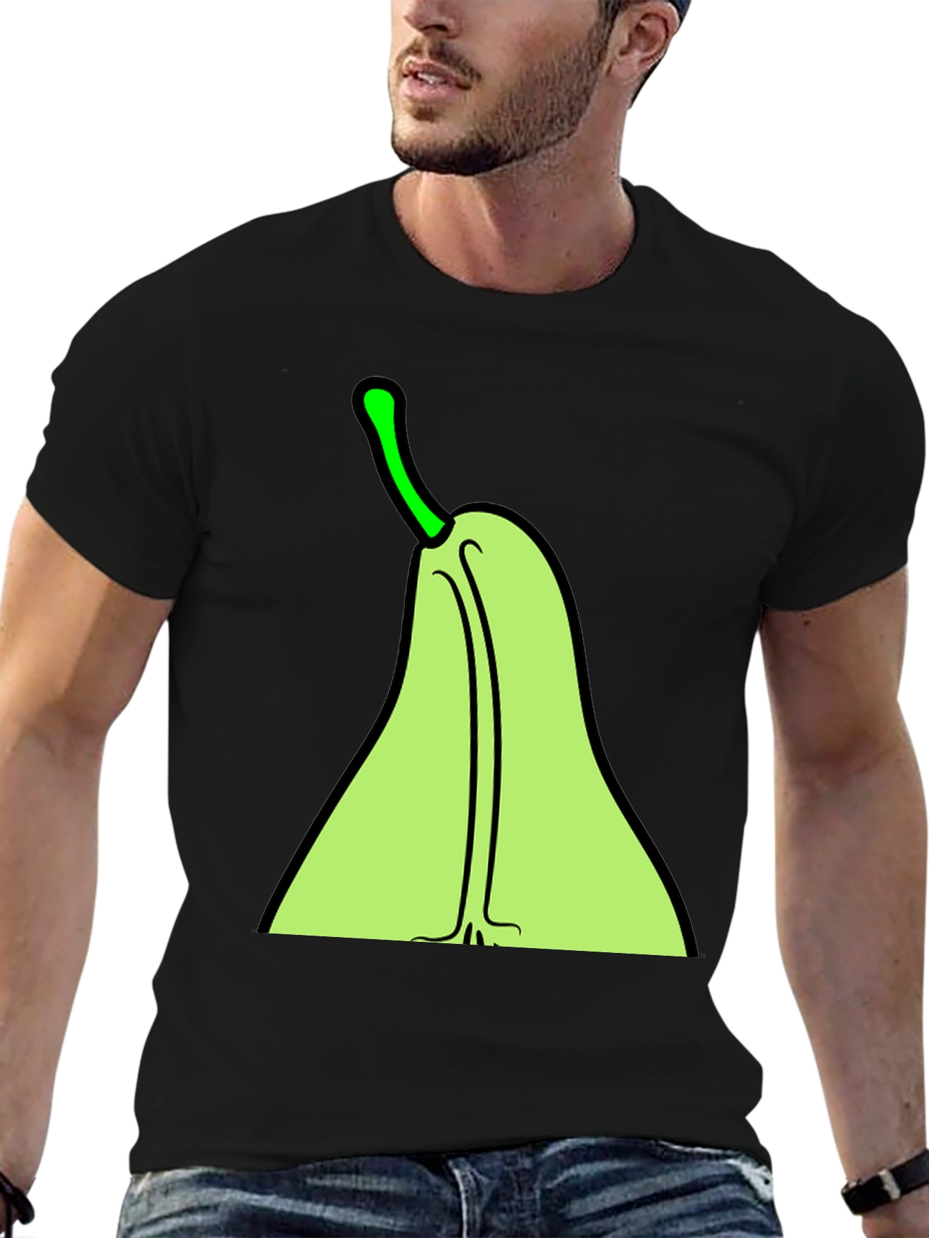 Pear Graphic Tee - Quirky Fruit T-Shirt