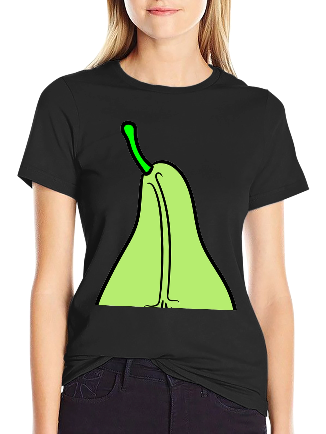 Pear Graphic Tee - Quirky Fruit T-Shirt