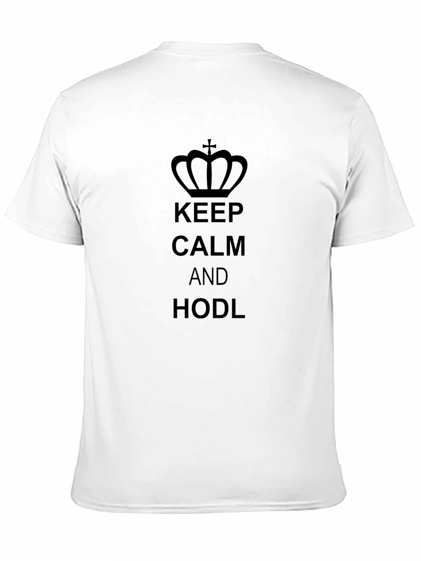 Keep Calm and HODL Black T-Shirt