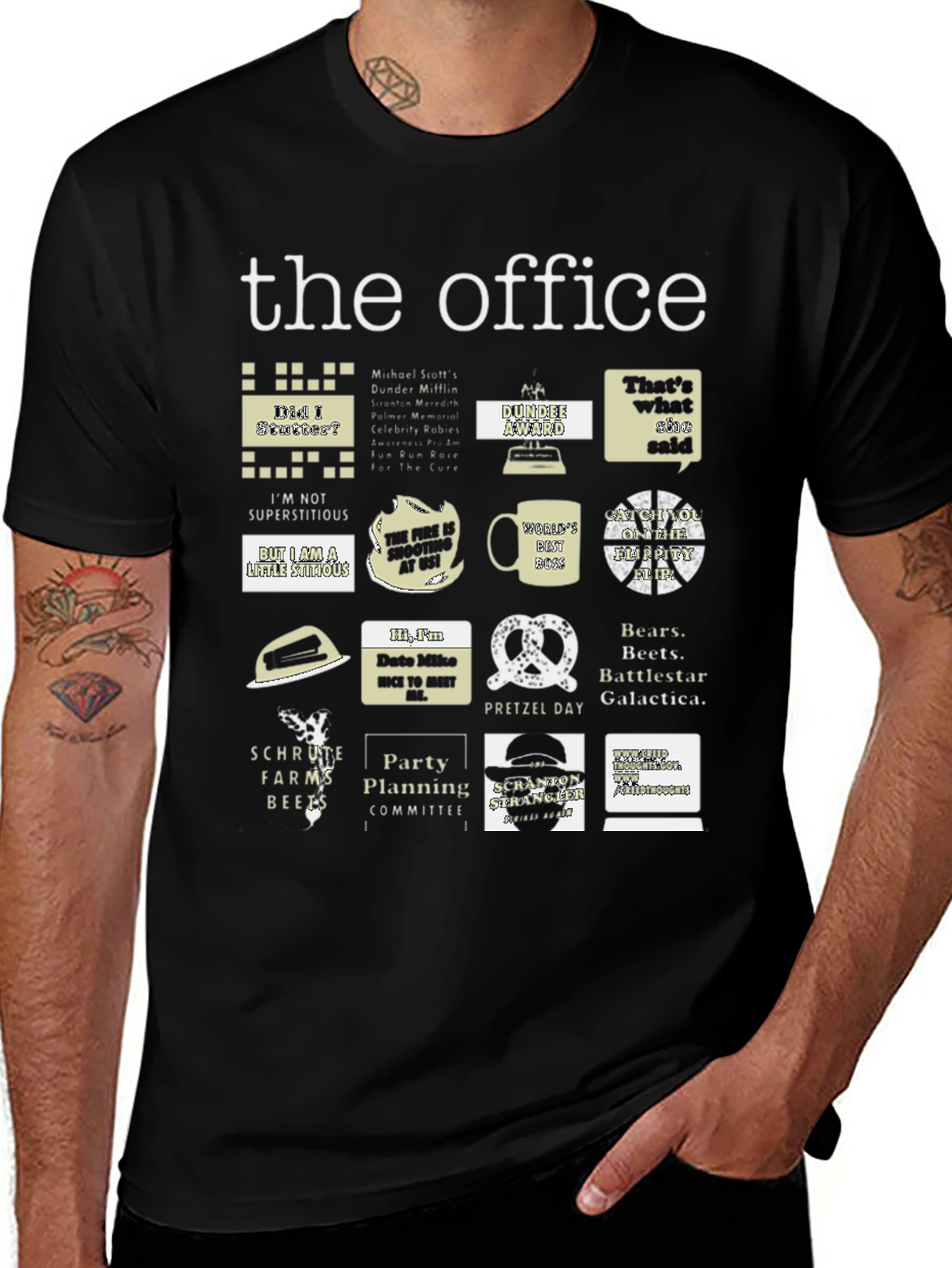 The Office T-Shirt - Collage of Iconic Moments