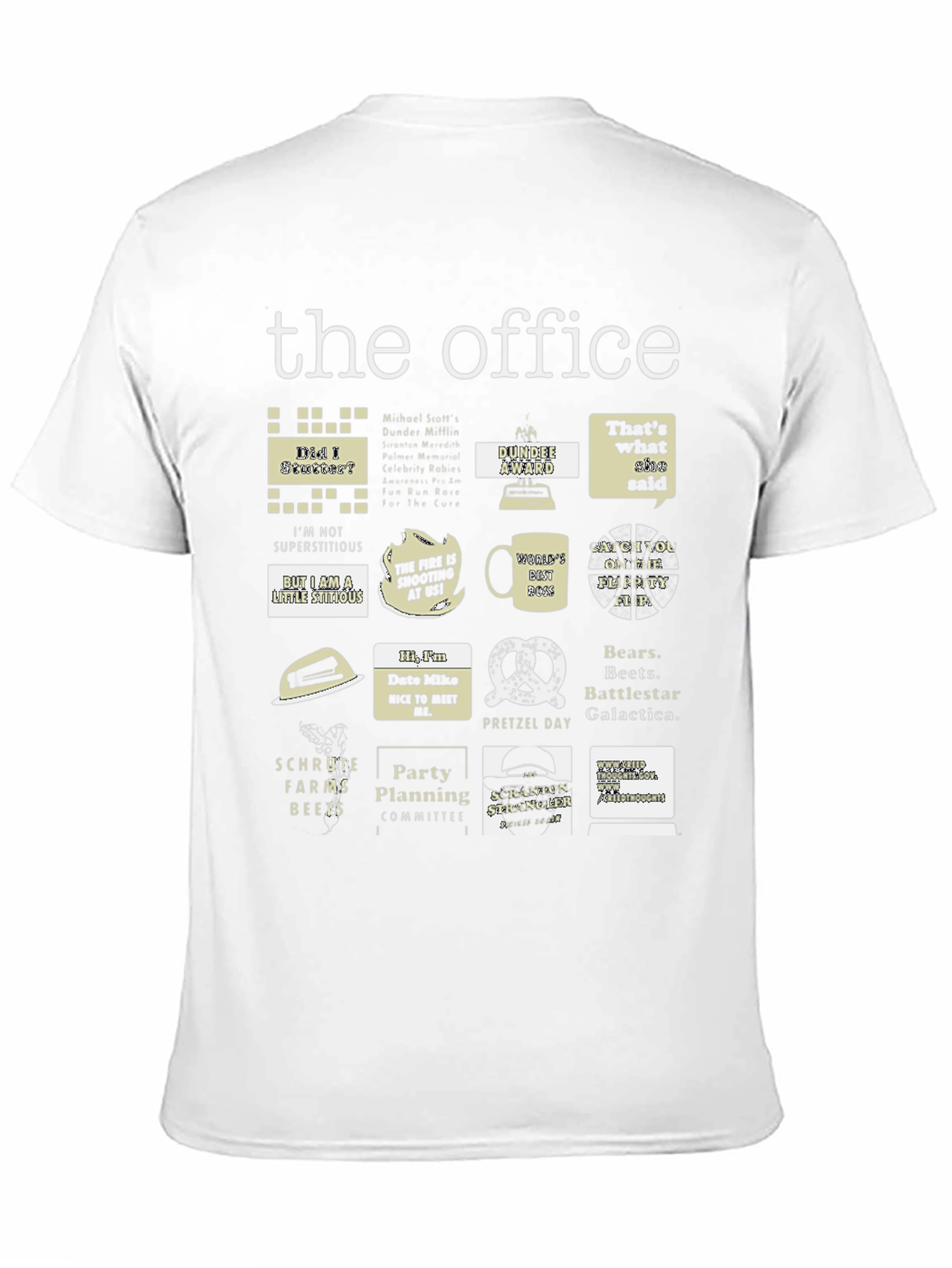 The Office T-Shirt - Collage of Iconic Moments