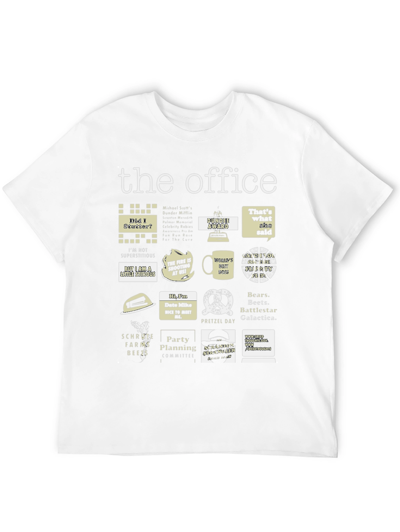 The Office T-Shirt - Collage of Iconic Moments
