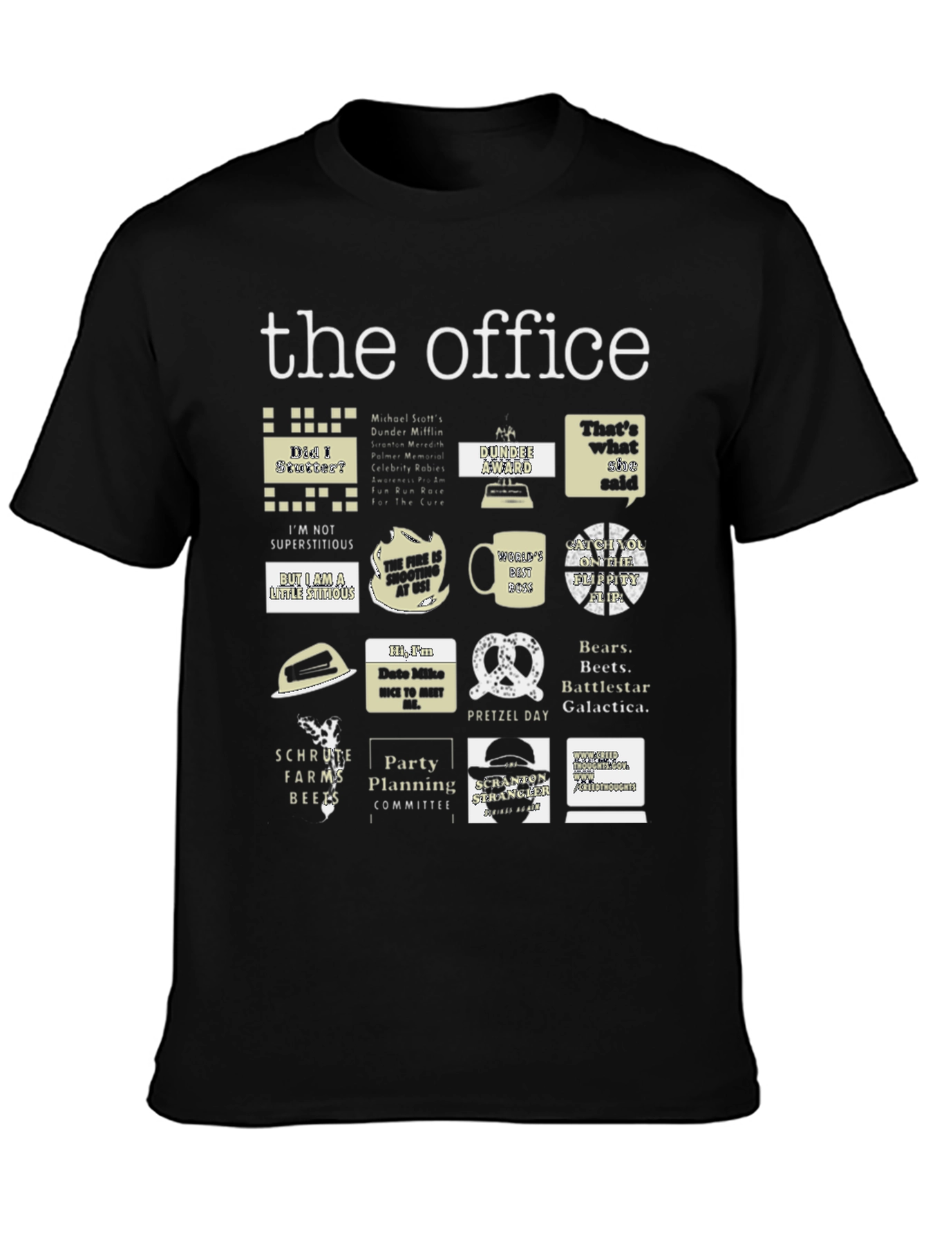 The Office T-Shirt - Collage of Iconic Moments