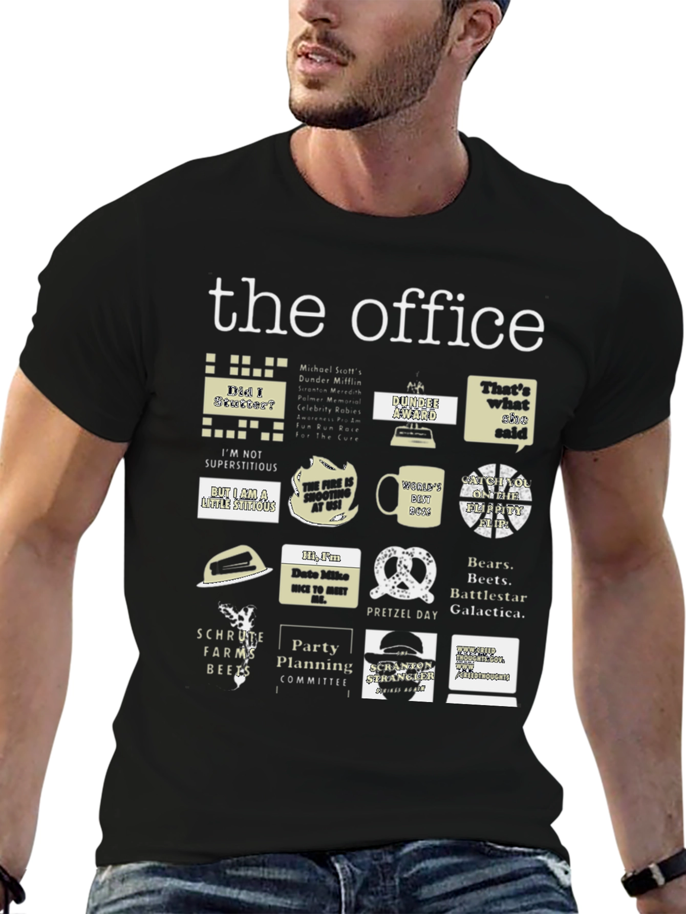 The Office T-Shirt - Collage of Iconic Moments