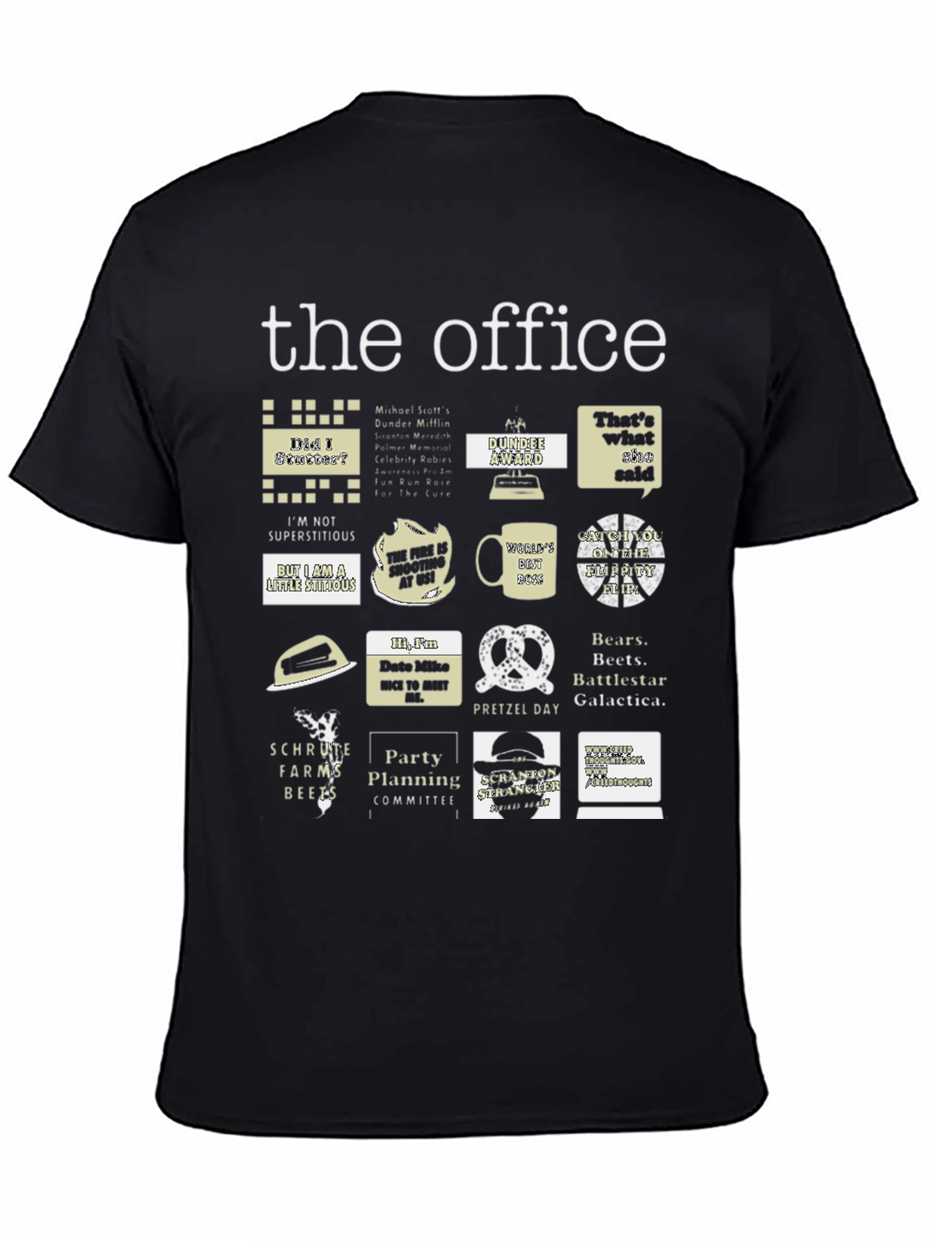 The Office T-Shirt - Collage of Iconic Moments
