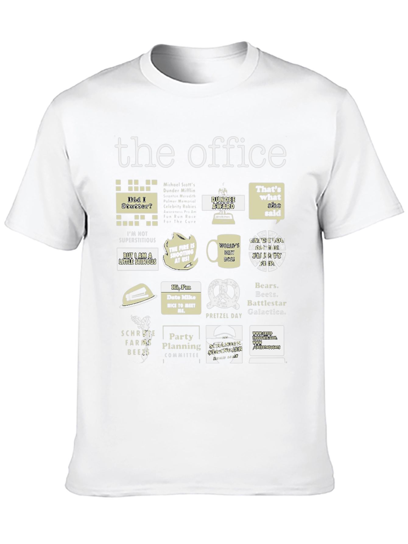 The Office T-Shirt - Collage of Iconic Moments