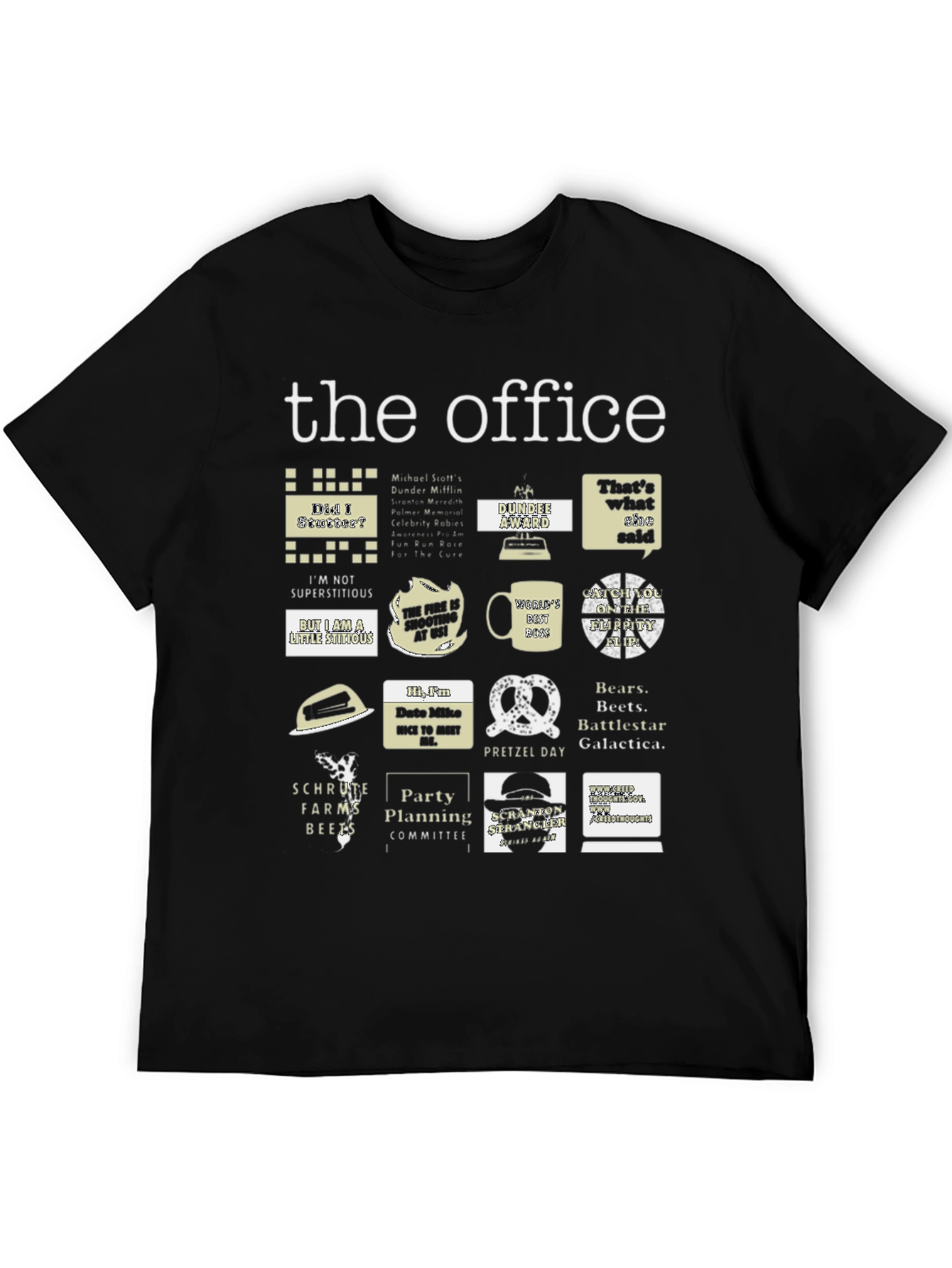 The Office T-Shirt - Collage of Iconic Moments