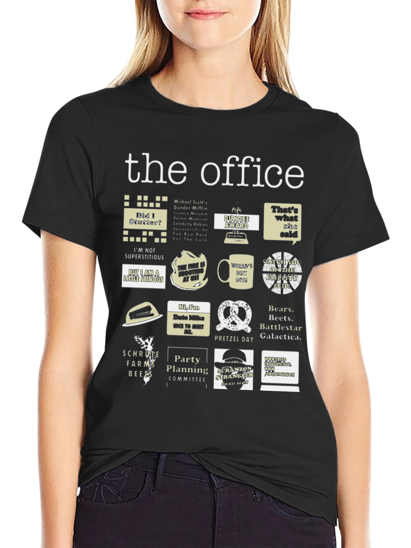 The Office T-Shirt - Collage of Iconic Moments