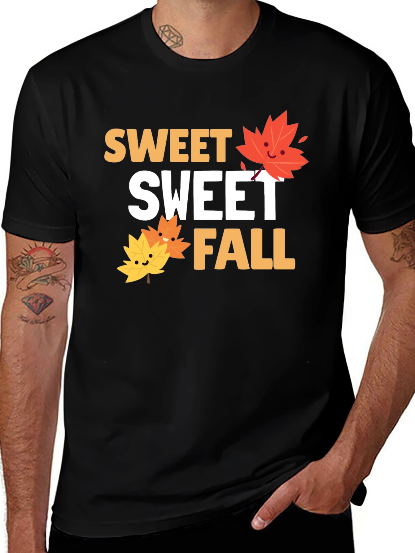 Sweet Fall Graphic Tee - Autumn Season Shirt