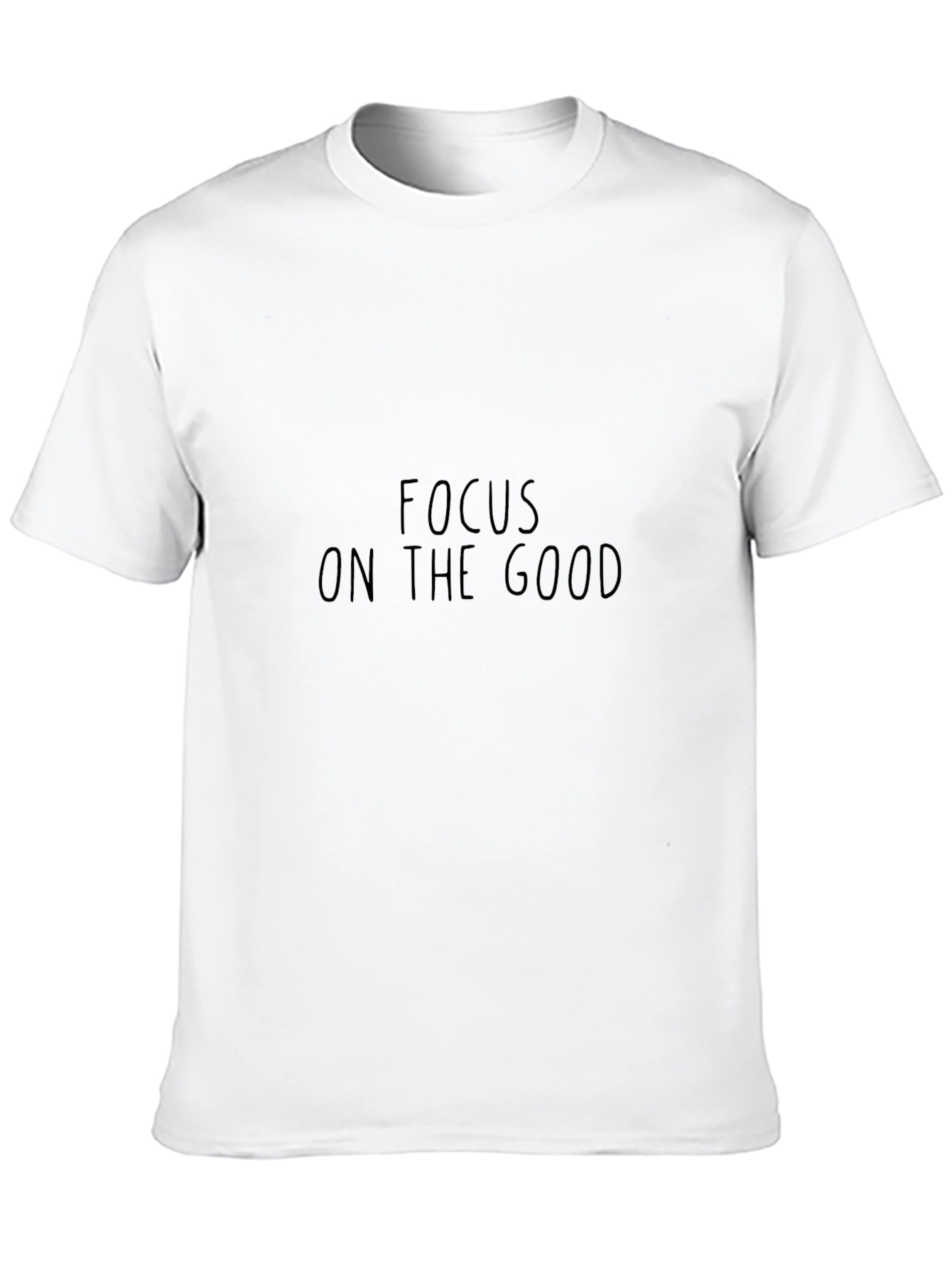 Focus on the Good Black Graphic T-Shirt