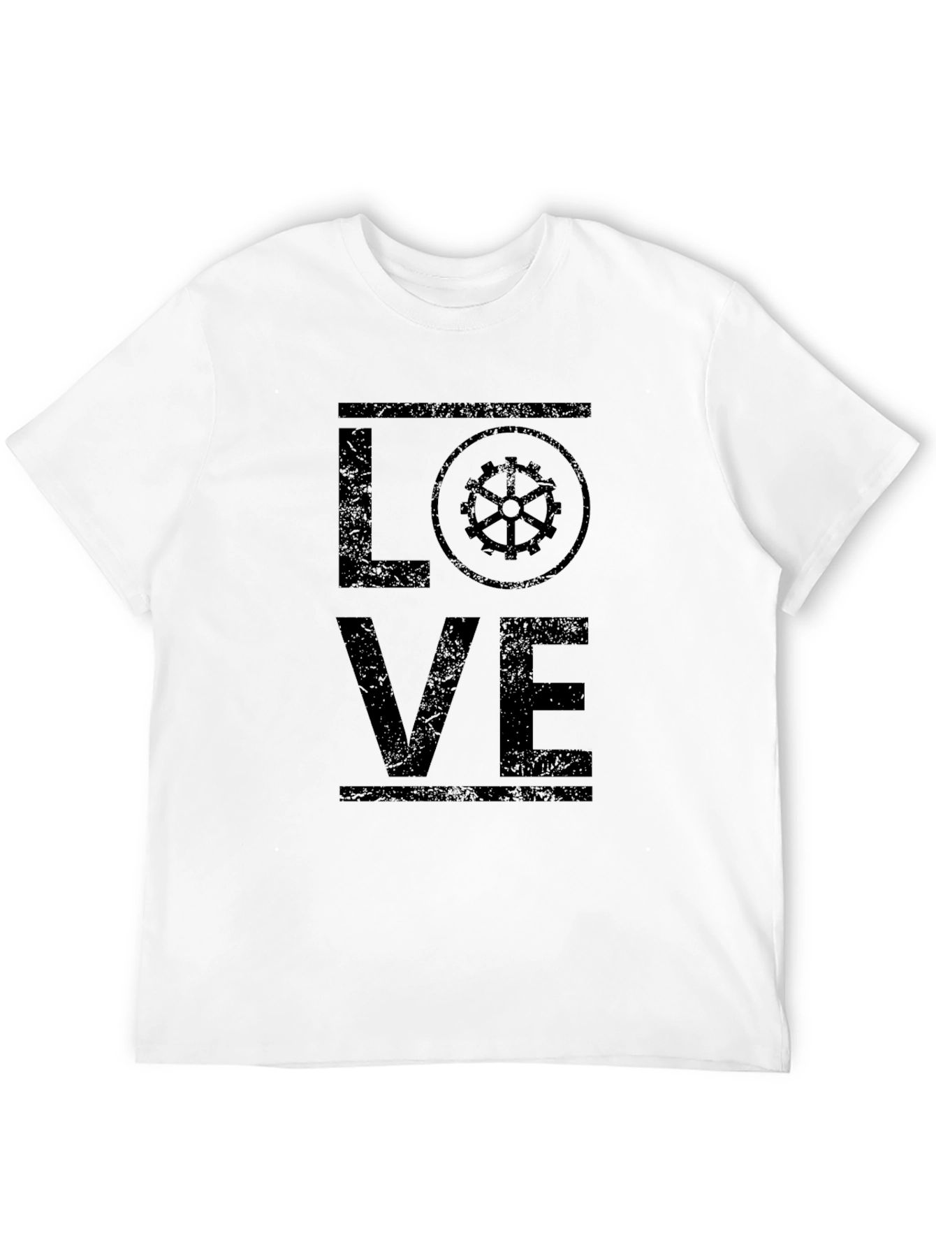 Love Gear Black T-Shirt - Steampunk Style