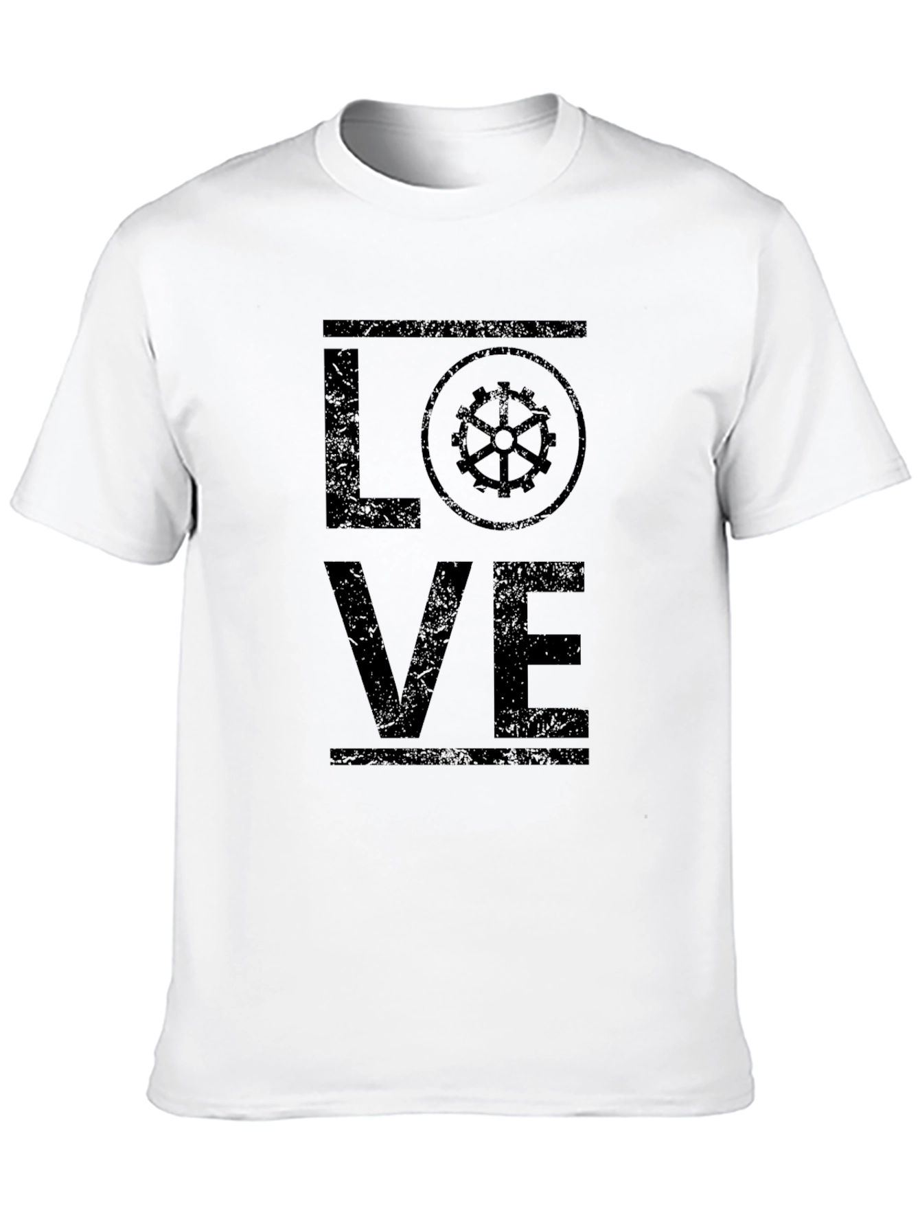 Love Gear Black T-Shirt - Steampunk Style