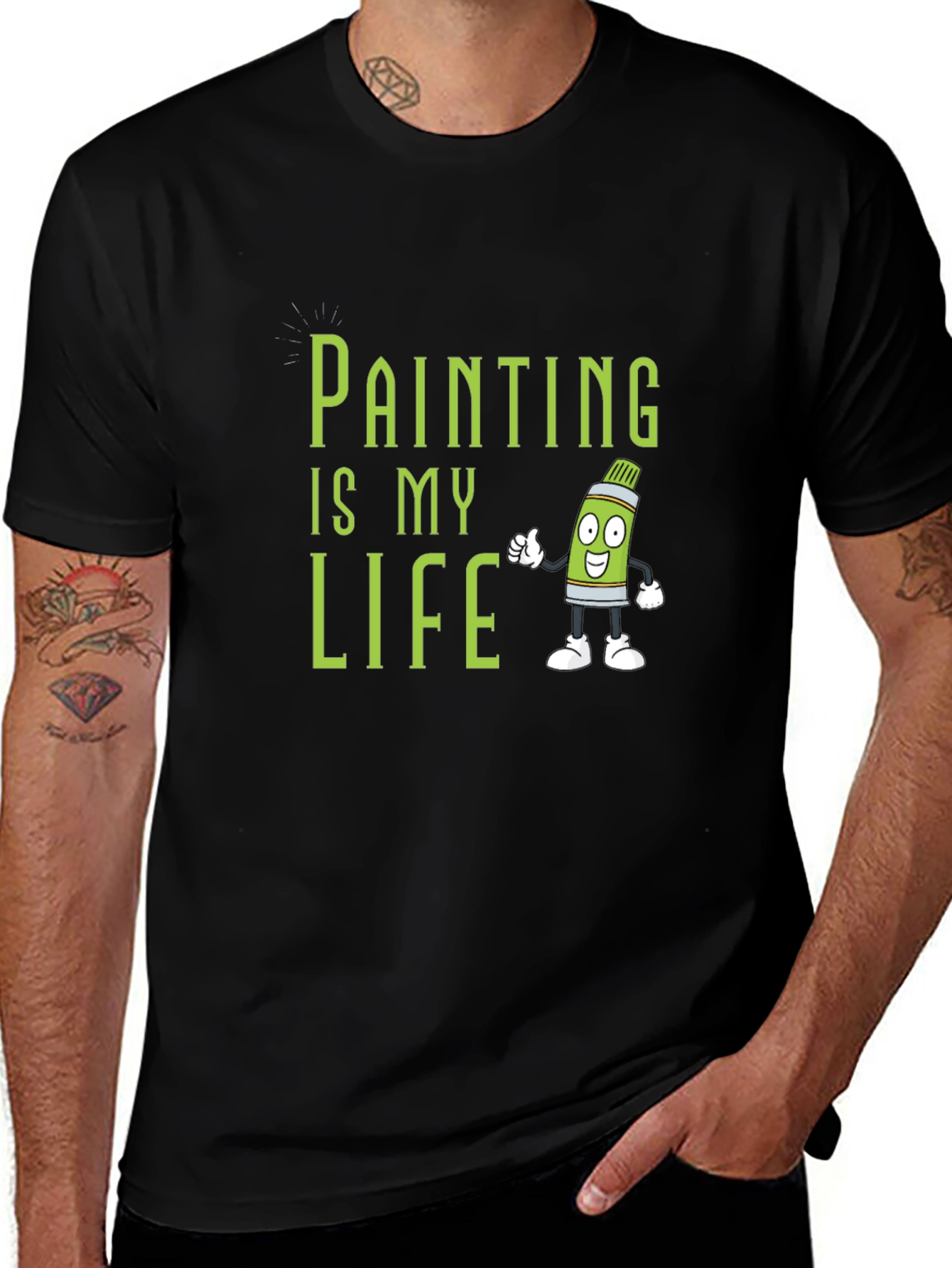 Painting is My Life T-Shirt - Artsy Graphic Tee