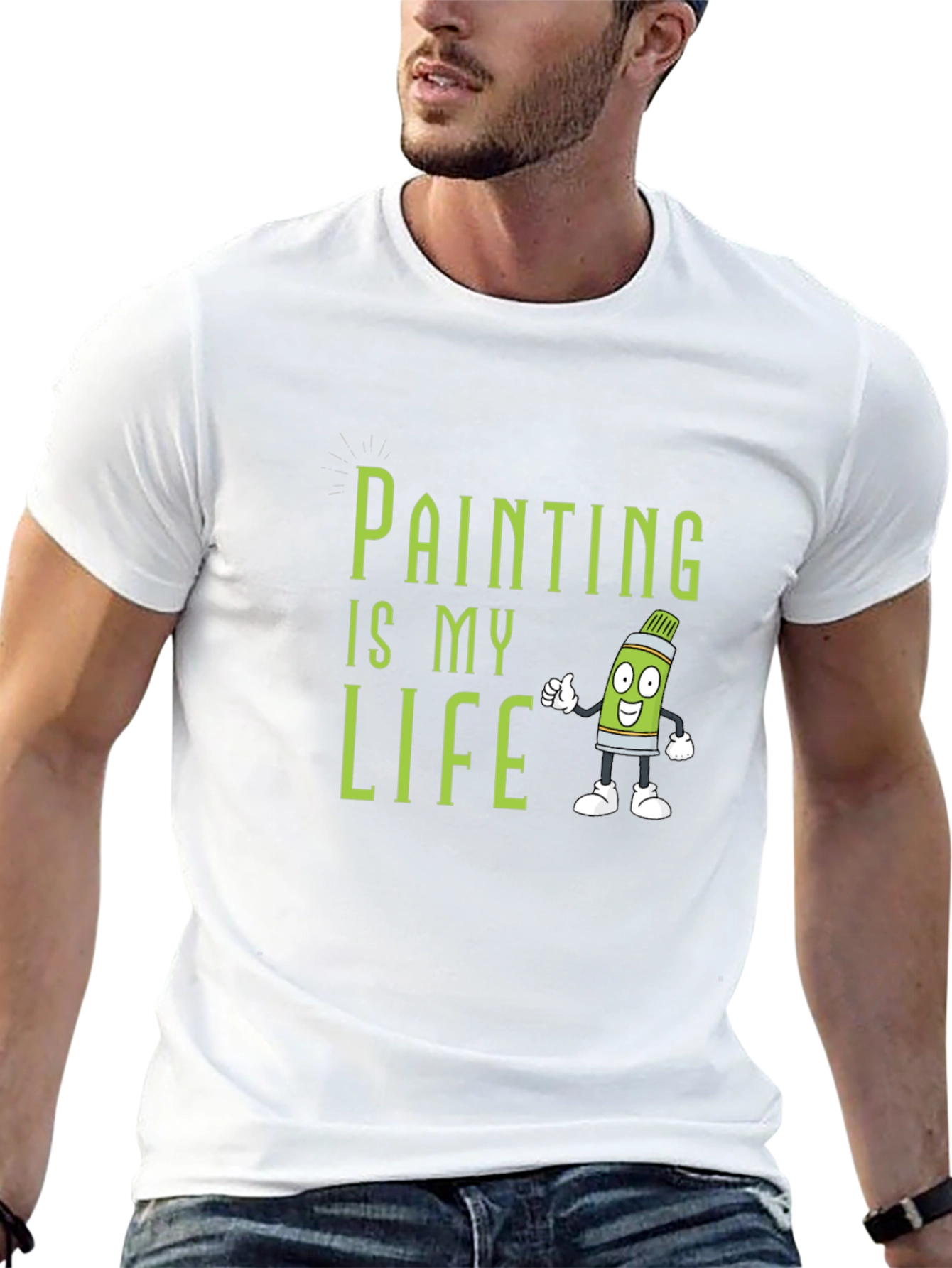 Painting is My Life T-Shirt - Artsy Graphic Tee