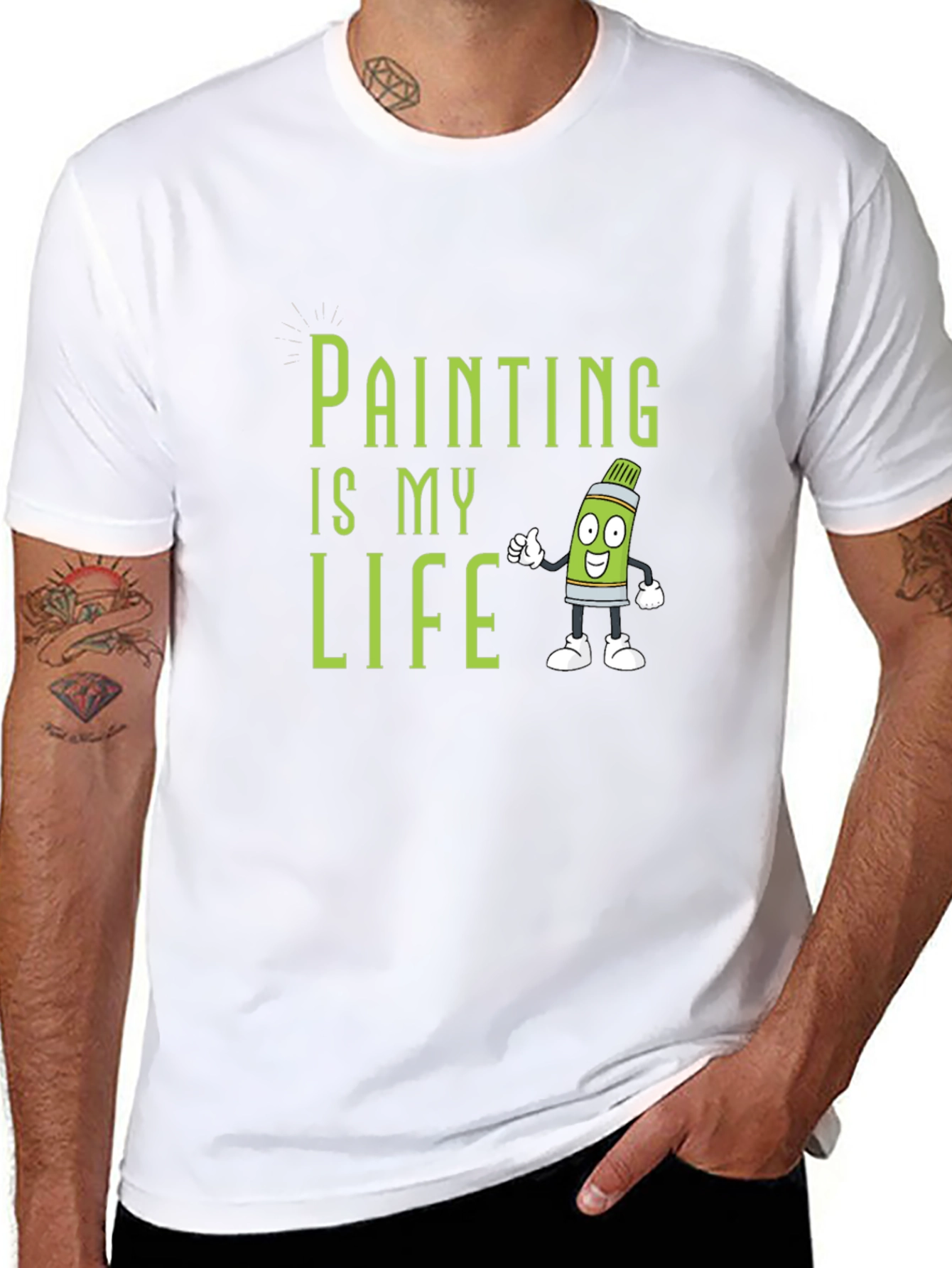 Painting is My Life T-Shirt - Artsy Graphic Tee