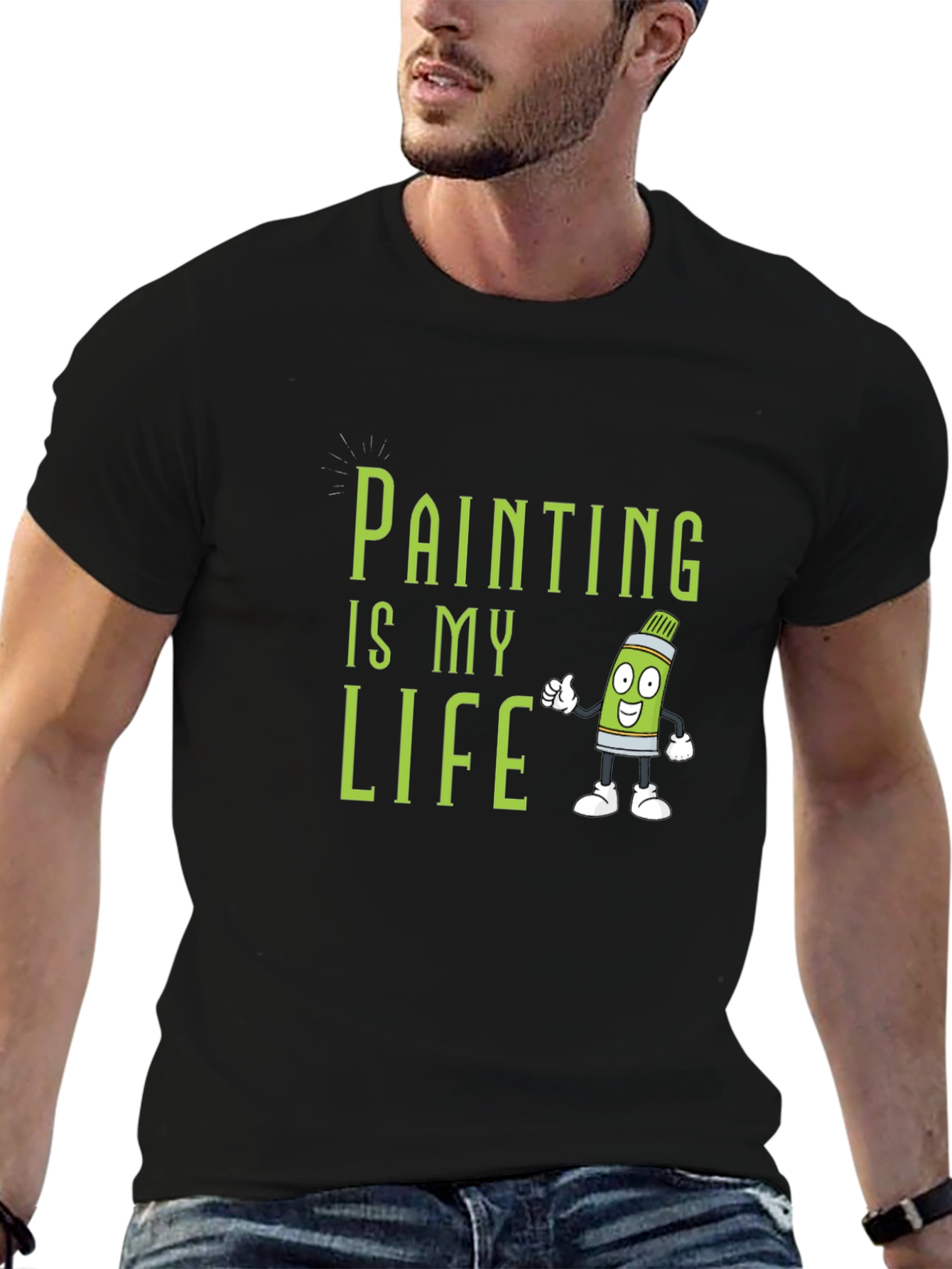 Painting is My Life T-Shirt - Artsy Graphic Tee