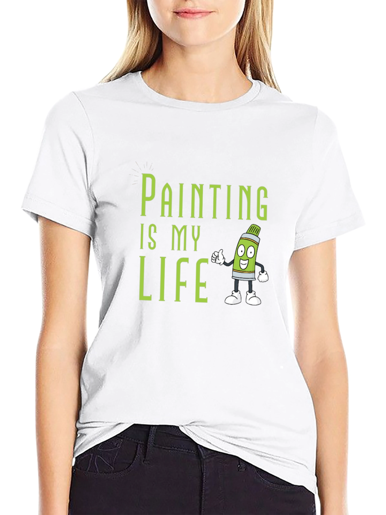 Painting is My Life T-Shirt - Artsy Graphic Tee