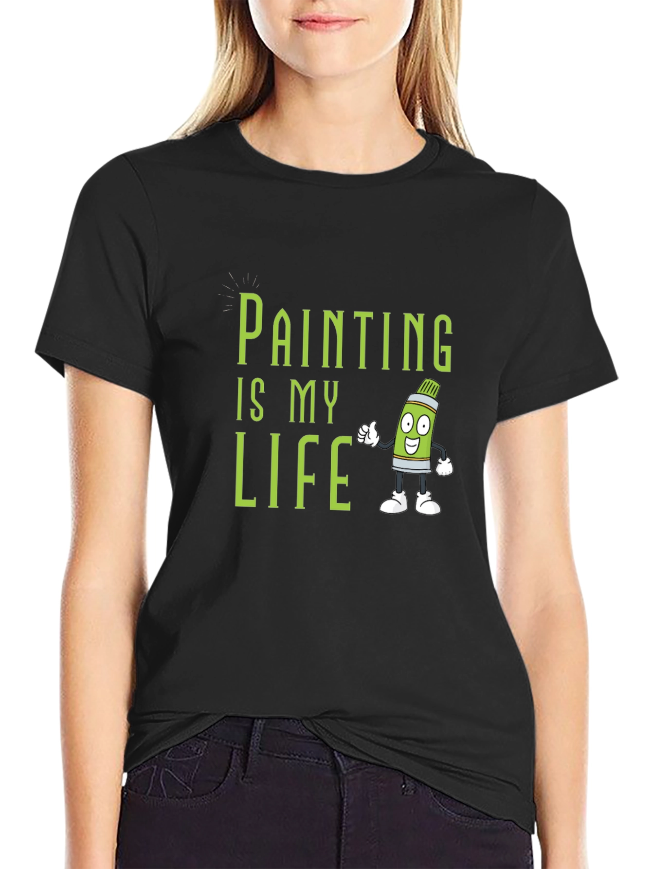 Painting is My Life T-Shirt - Artsy Graphic Tee