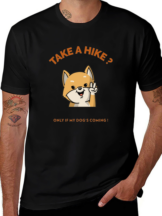 Take a Hike? Dog Lovers Black Graphic Tee