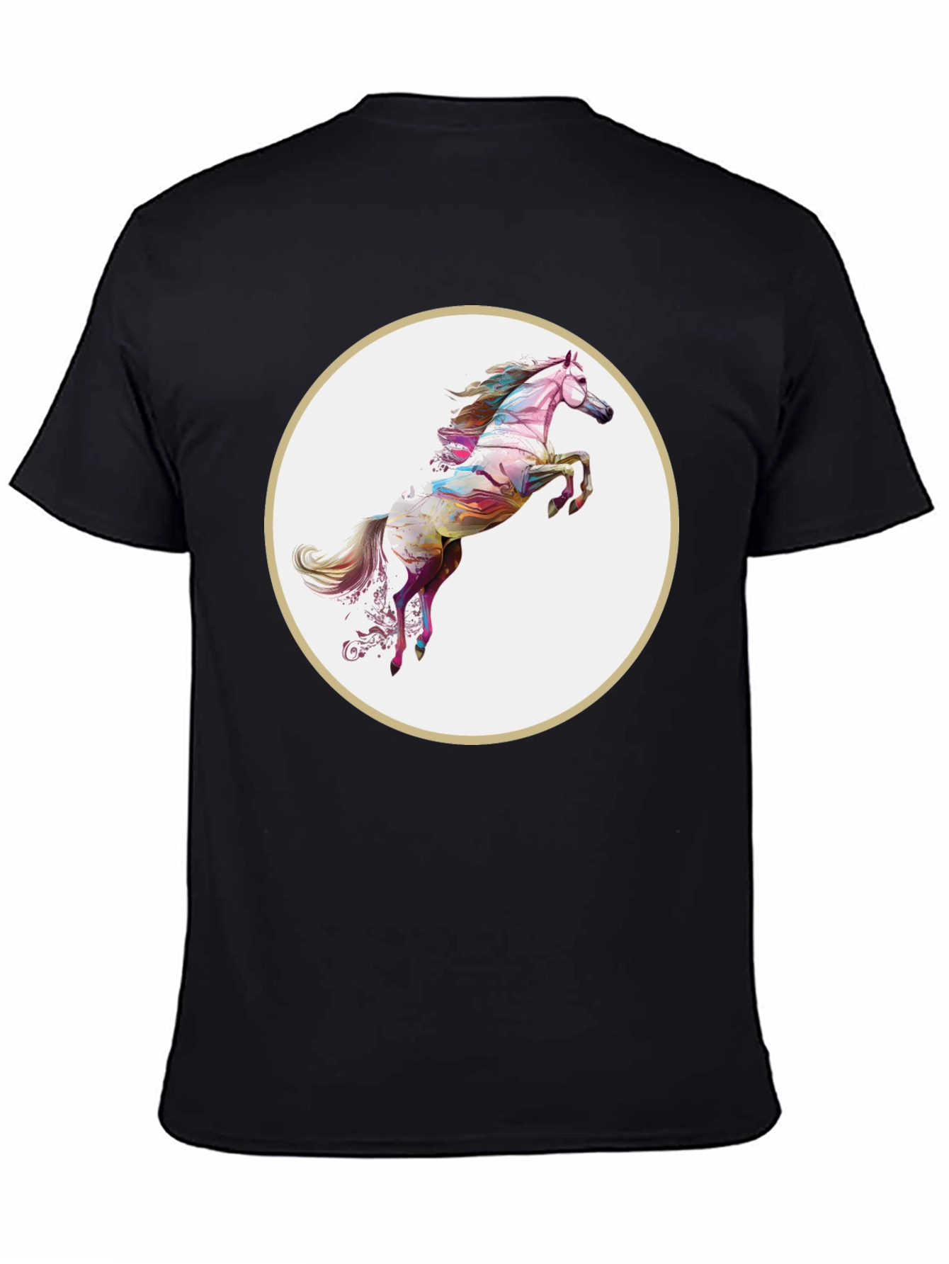 Artistic Horse Graphic T-Shirt