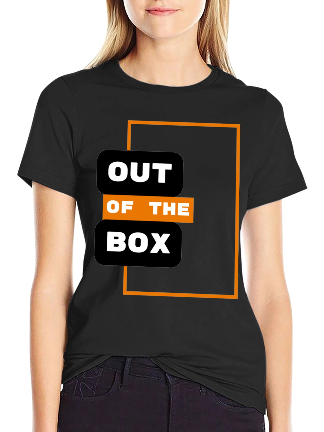 Out of the Box Graphic T-Shirt - Modern Design