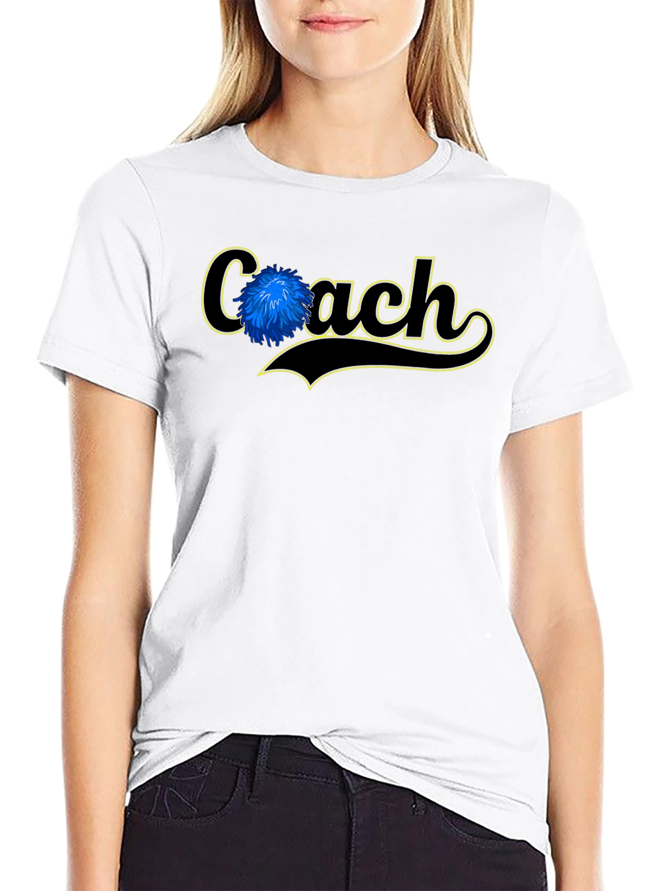 Coach Pom-Pom Graphic T-Shirt